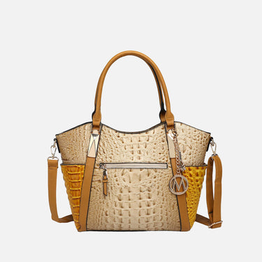 Janise Croc Tote handbag