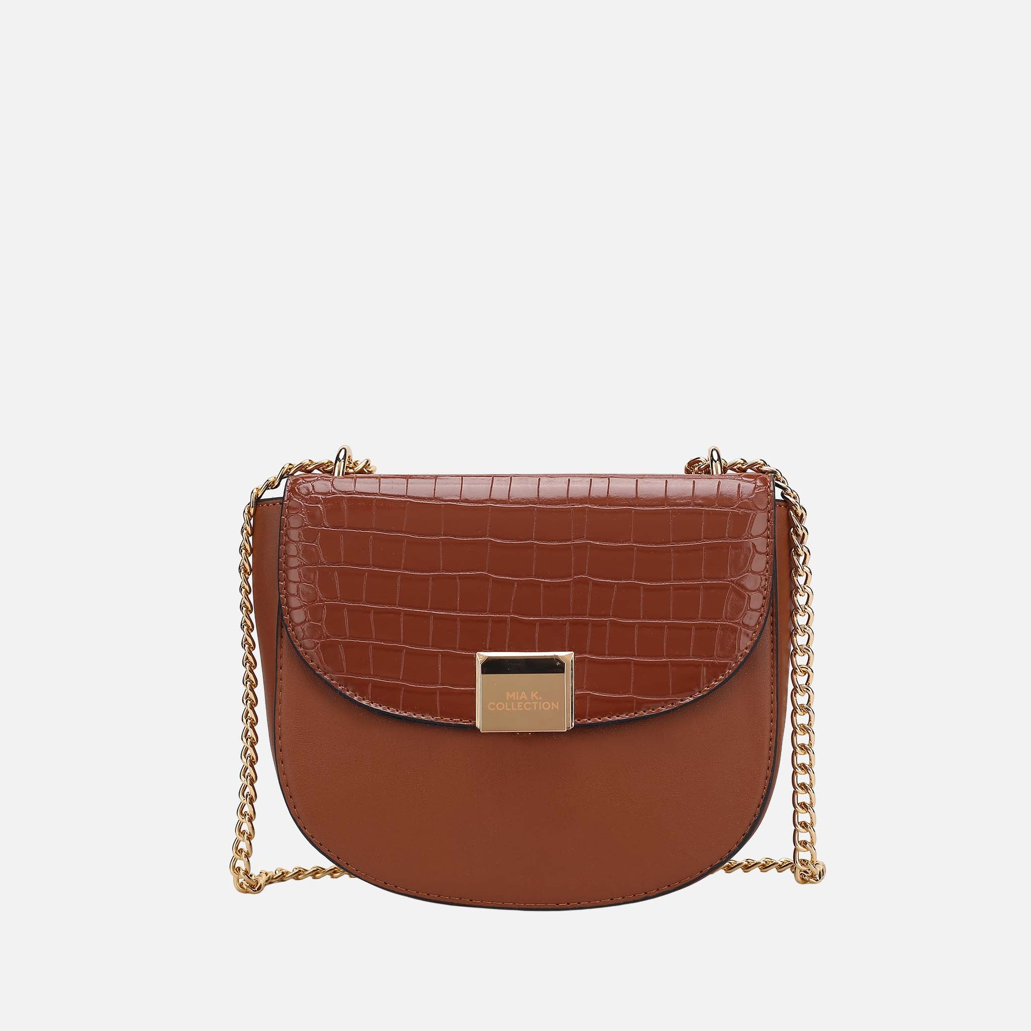 Brooklyn Embossed Crossbody Bag