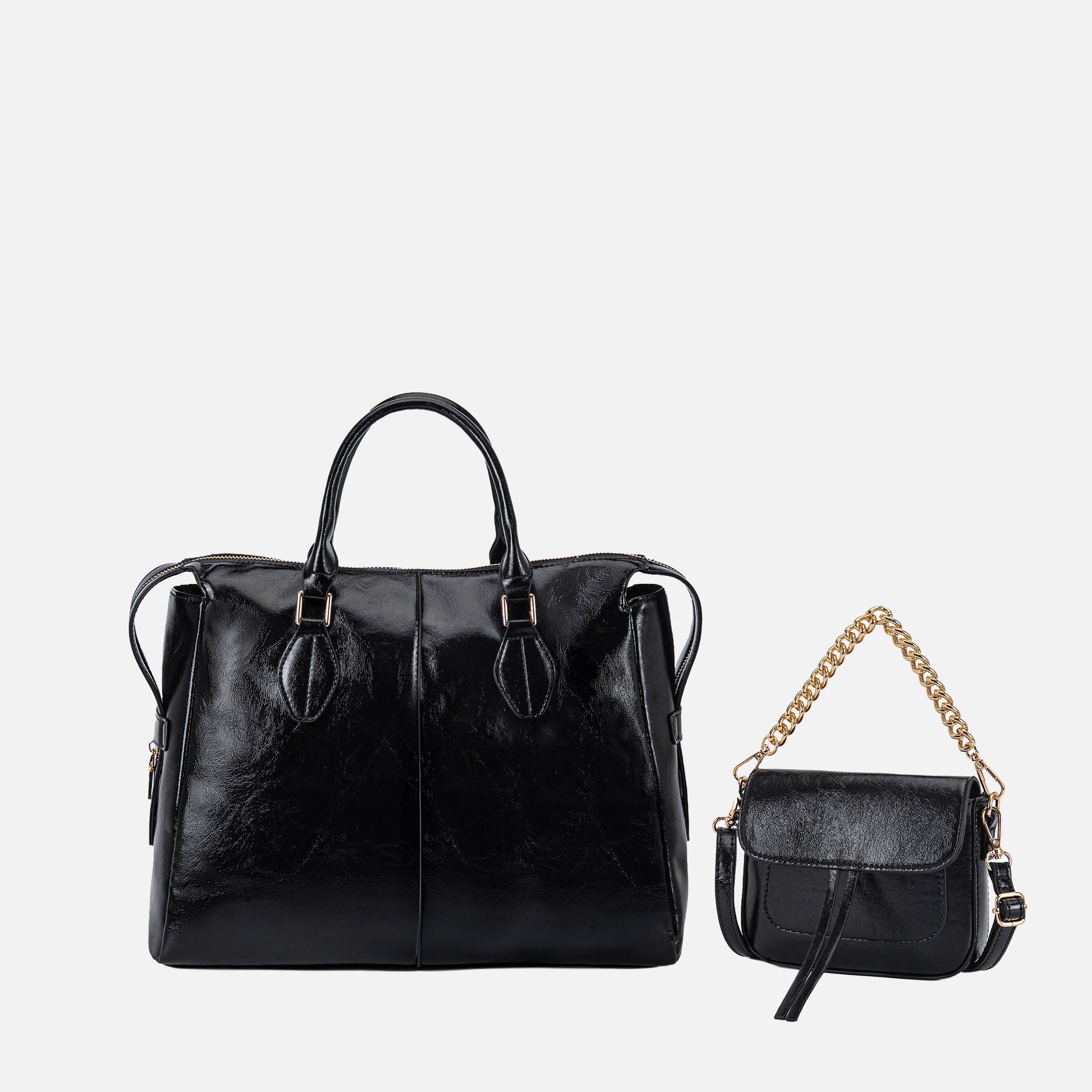 Yareli Tote Bag  with Mini Bag- 2-piece set