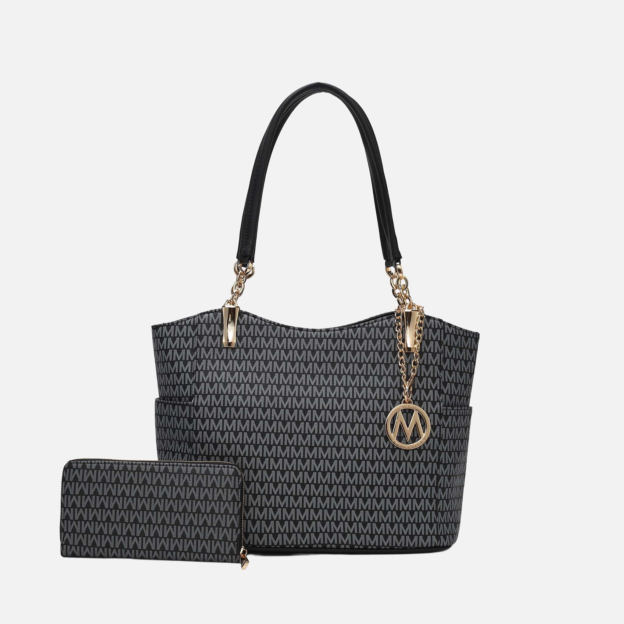 Savannah Signature Tote Bag and Wallet Set
