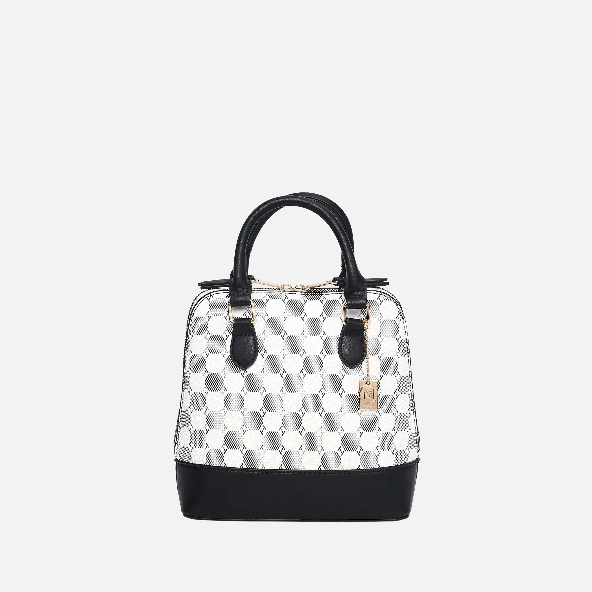 Marjorie Circular Print Satchel Bag