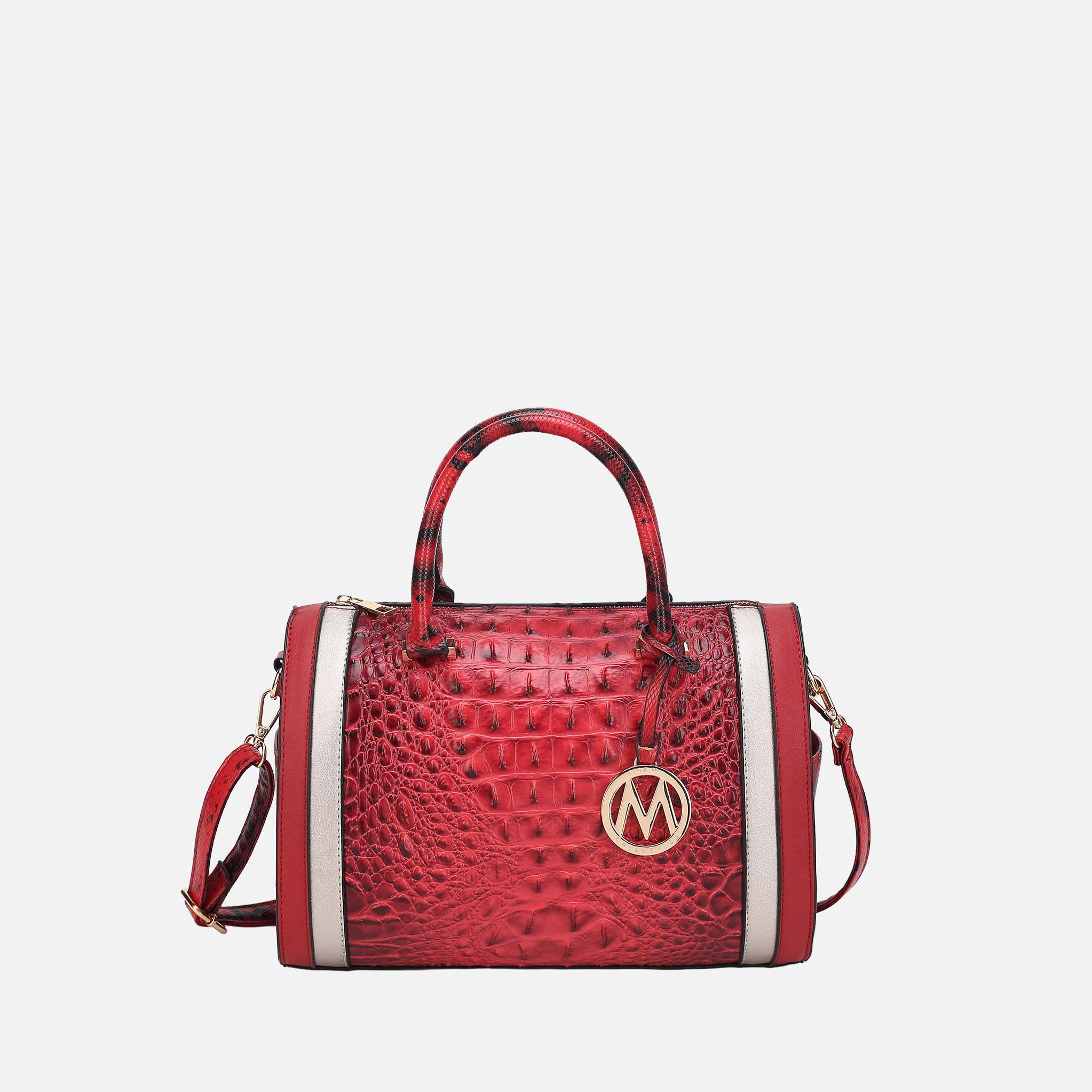 Eleanor Embossed Shoulder Bag