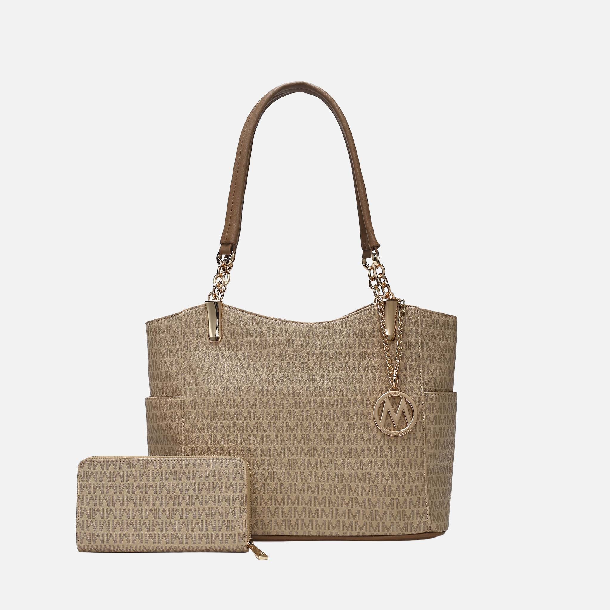 Savannah Signature Tote Bag and Wallet Set