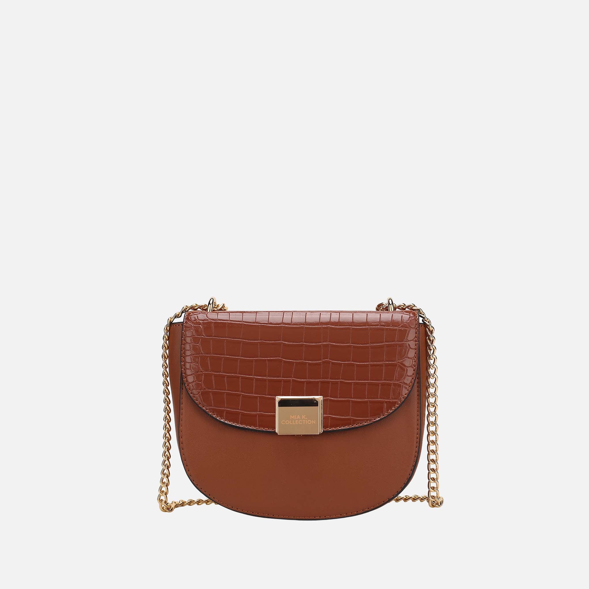 Brooklyn Embossed Crossbody Bag