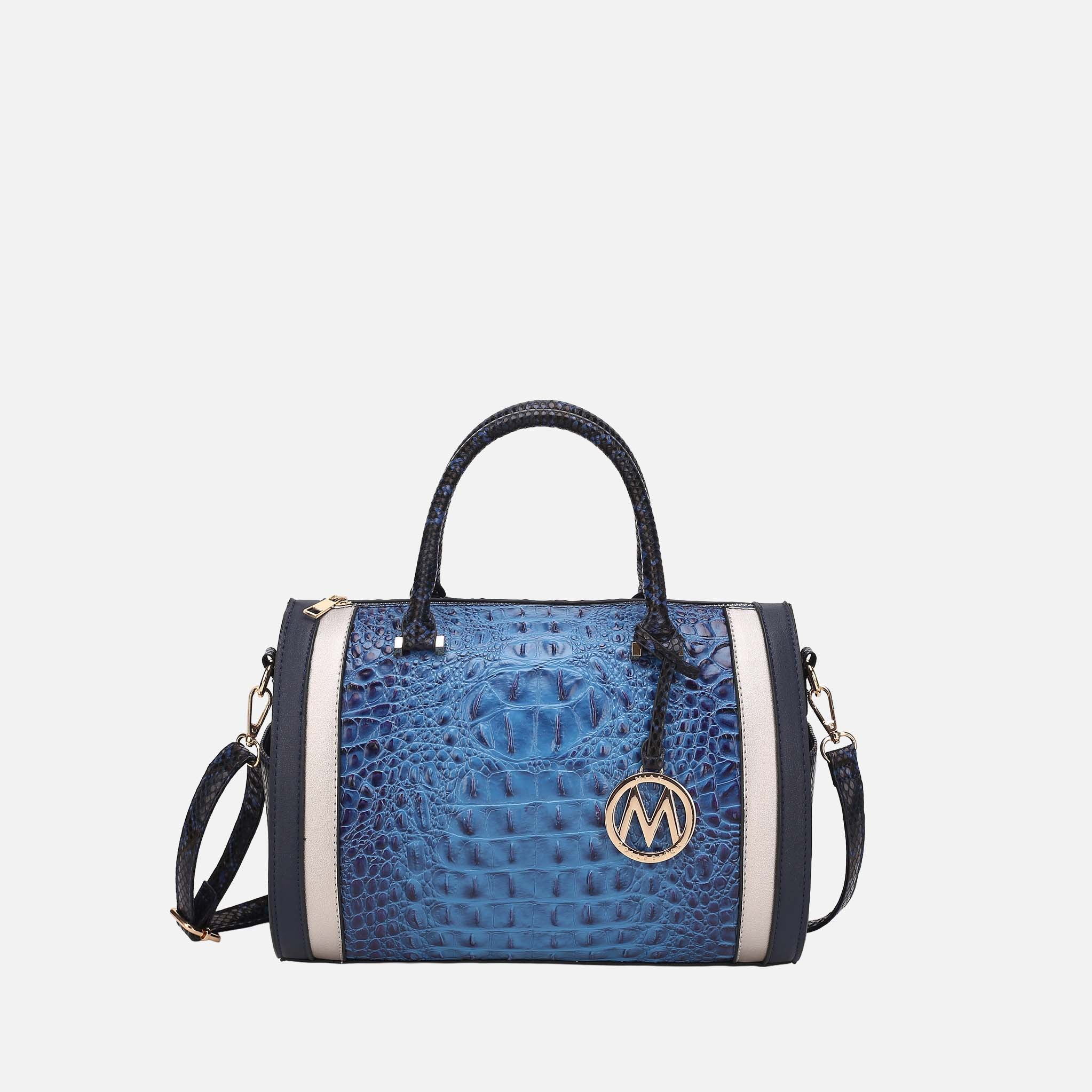 Eleanor Embossed Shoulder Bag