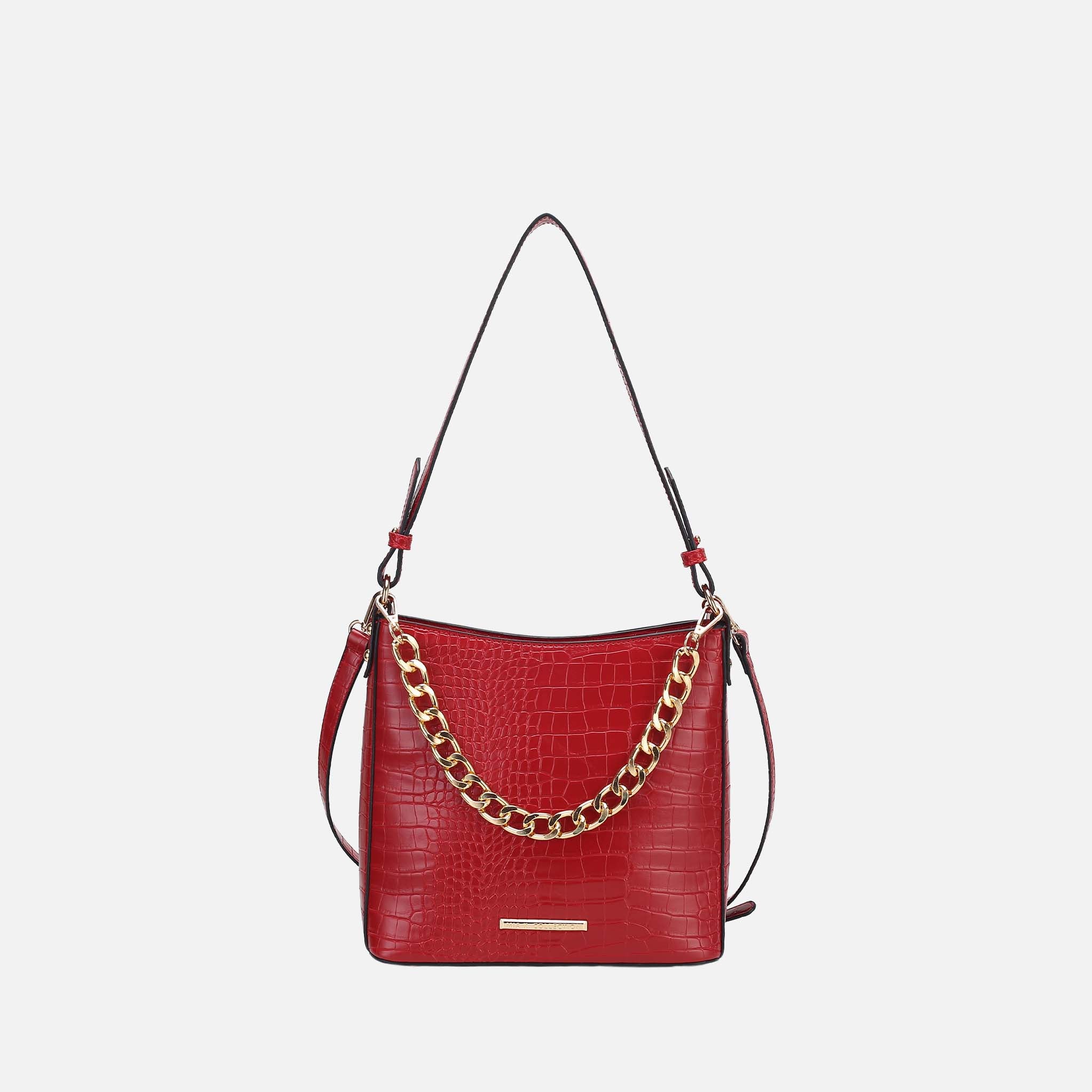 Bizzy Embossed Shoulder Bag