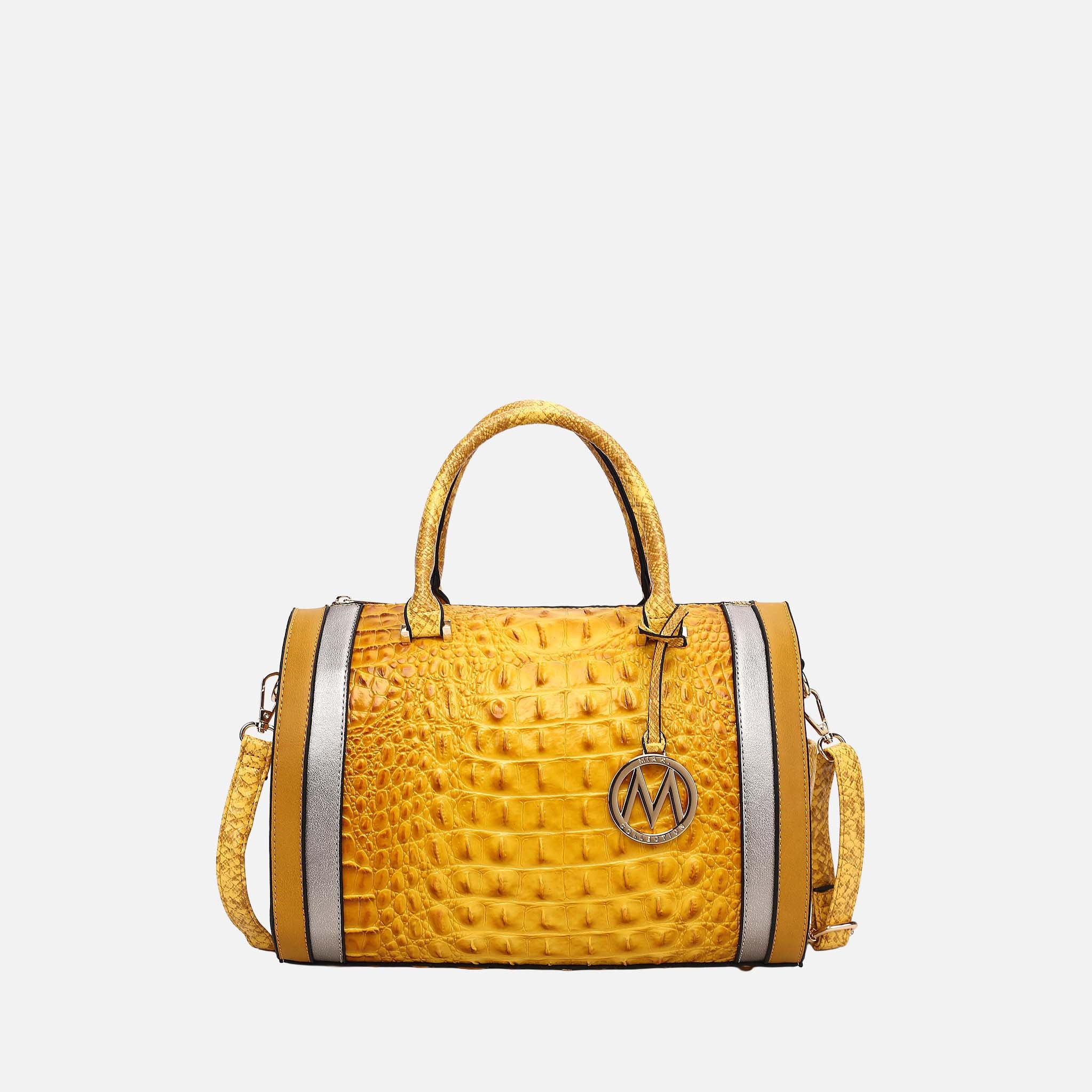 Eleanor Embossed Shoulder Bag