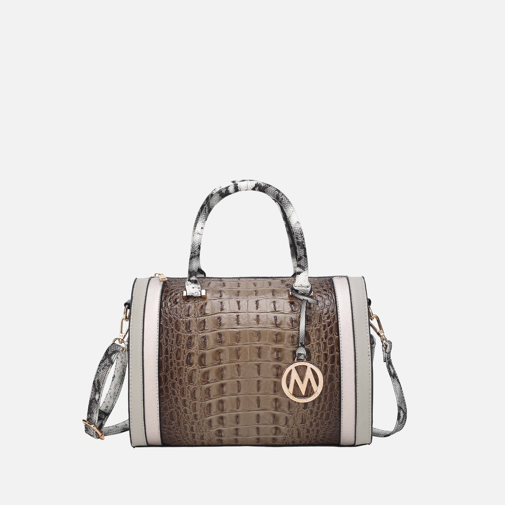Eleanor Embossed Shoulder Bag