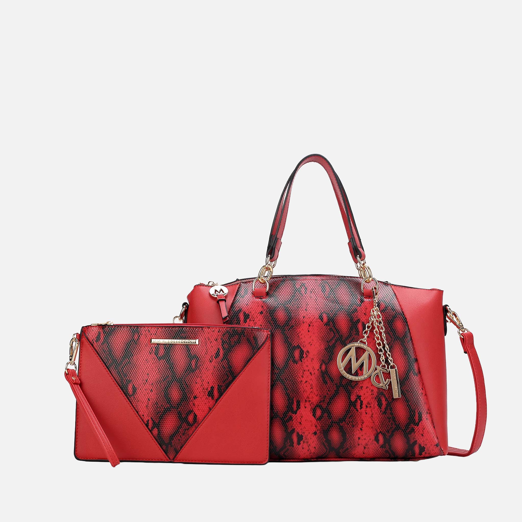Addison Shoulder Bag and Wristlet Set
