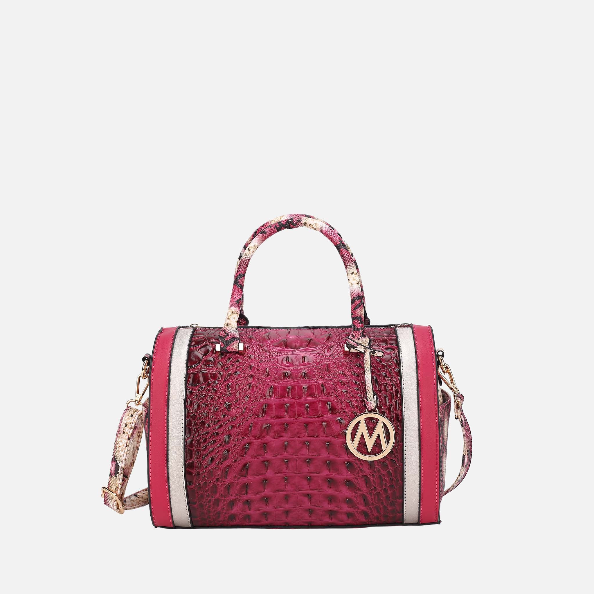 Eleanor Embossed Shoulder Bag