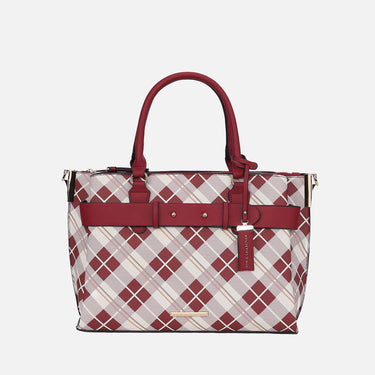 Vivian Plaid Shoulder Bag
