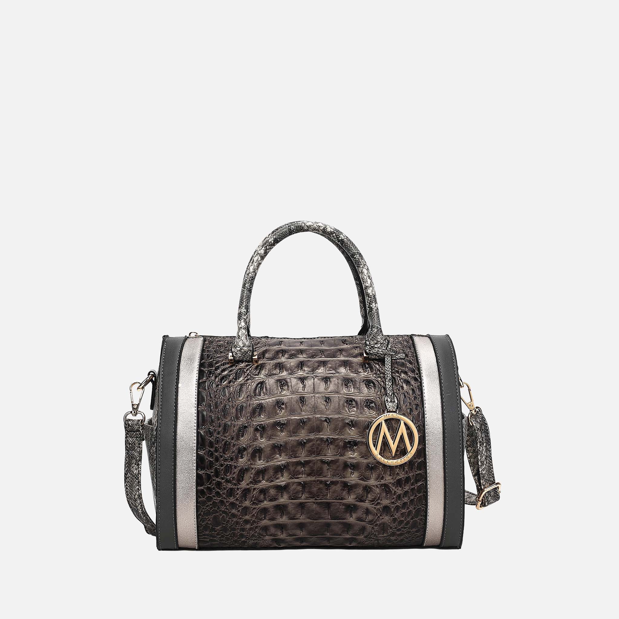 Eleanor Embossed Shoulder Bag