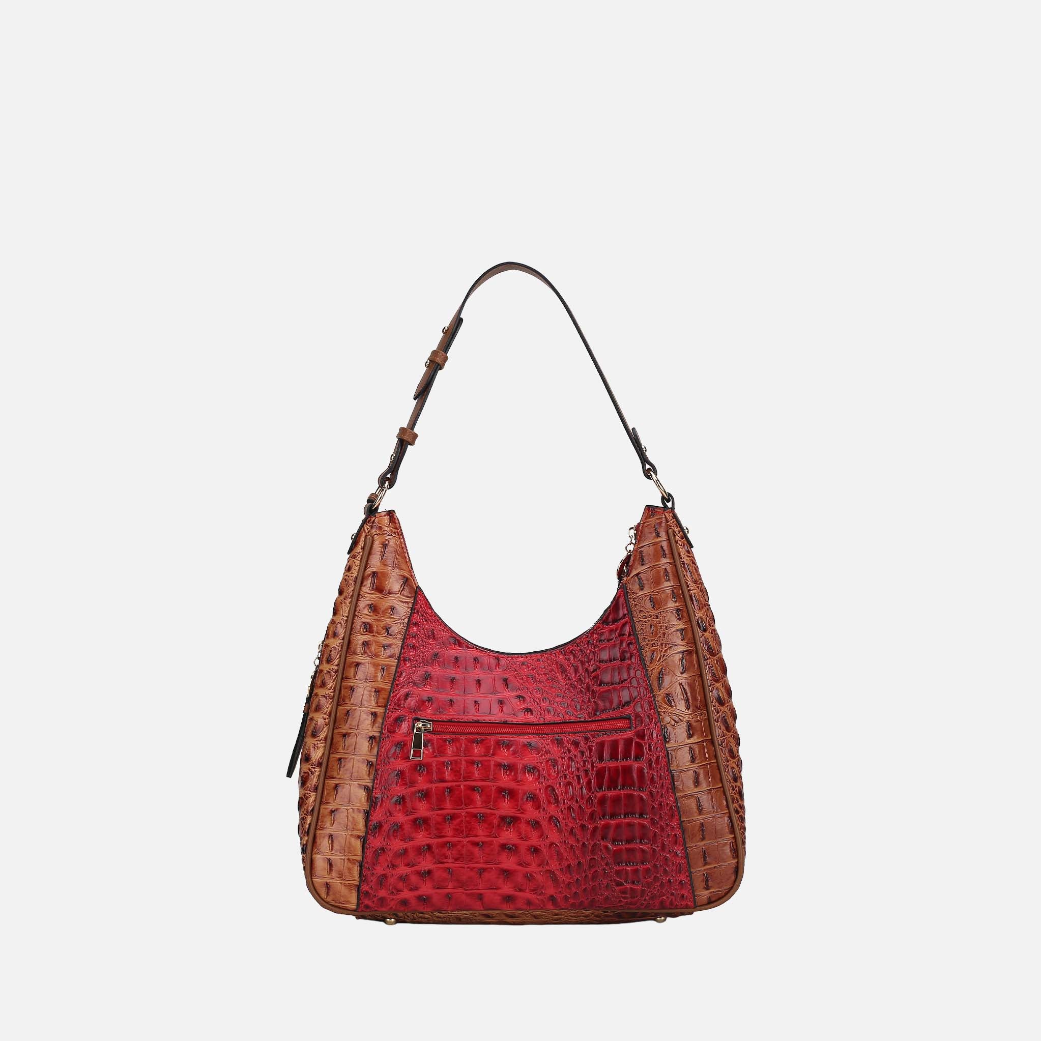 Becket Embossed Shoulder Bag