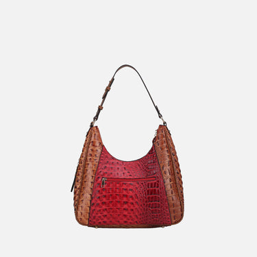 Becket Embossed Shoulder Bag