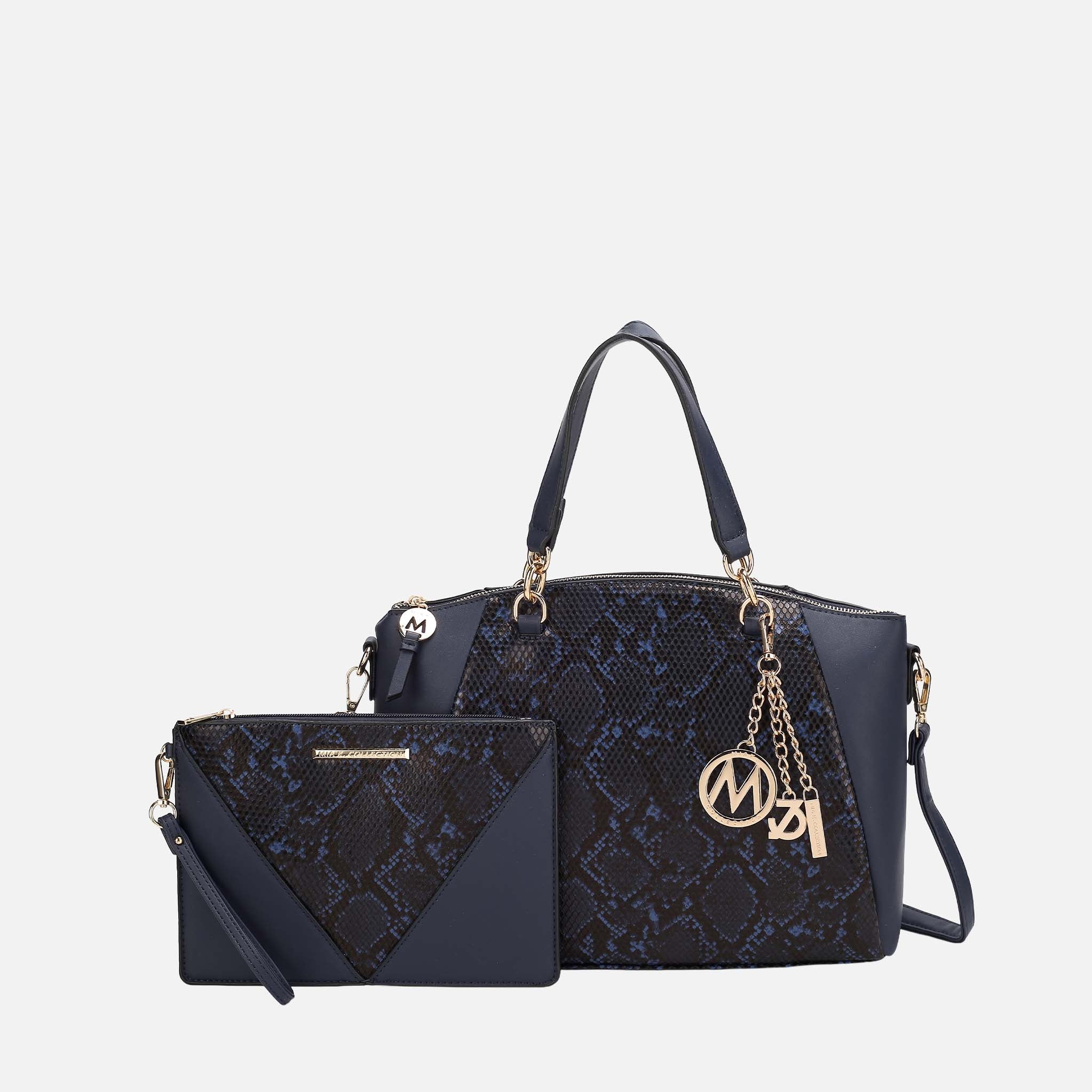 Addison Shoulder Bag and Wristlet Set