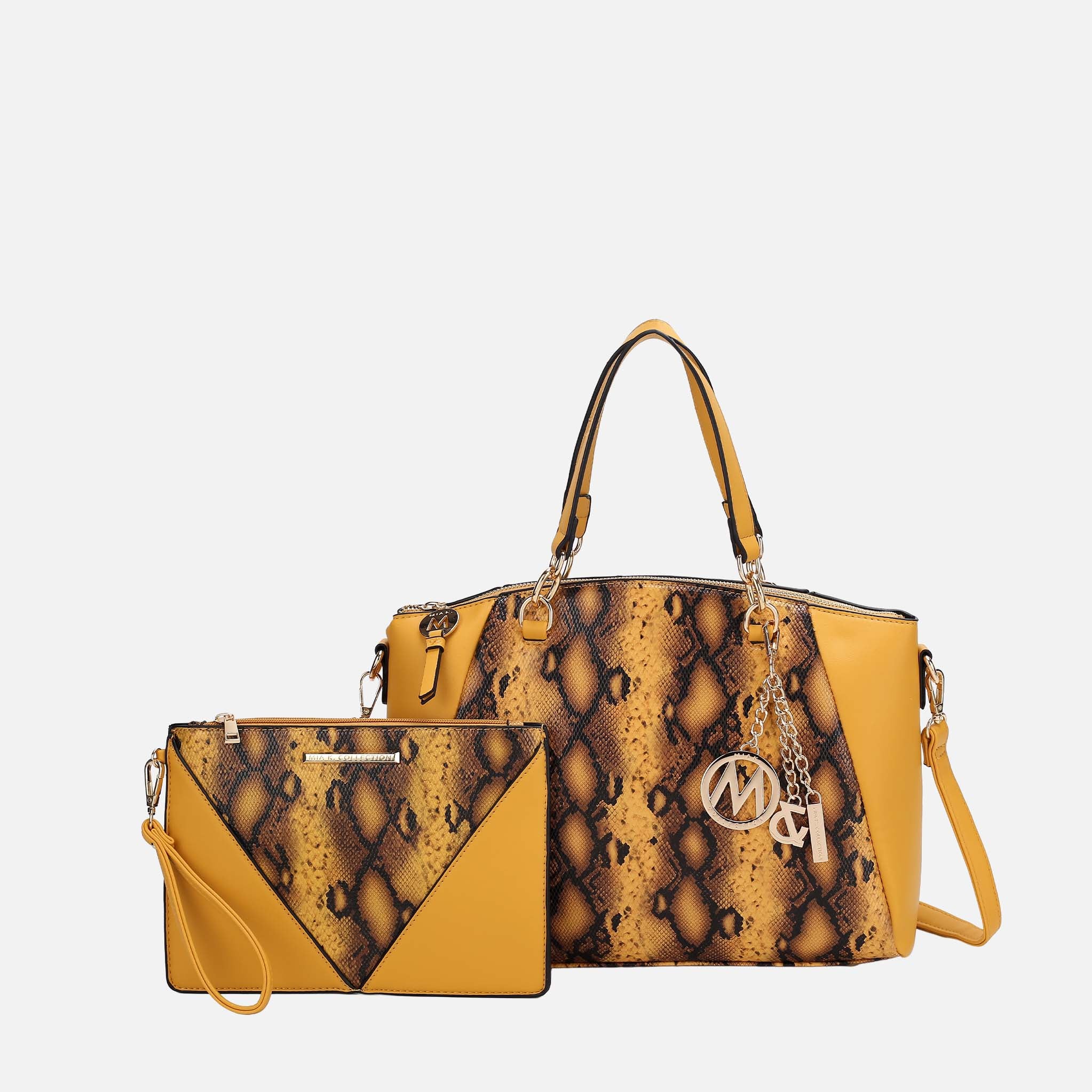 Addison Shoulder Bag and Wristlet Set