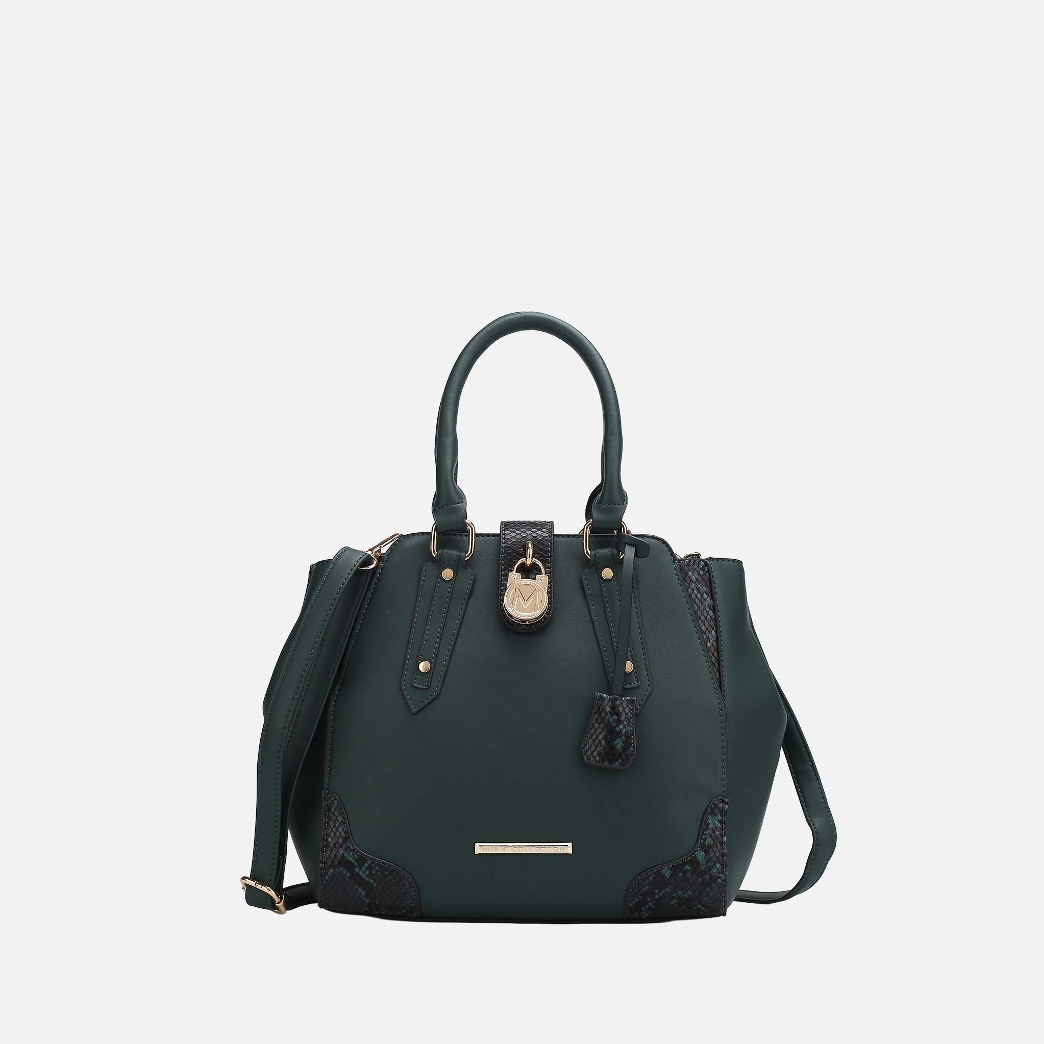 Lorena Embossed Shoulder Bag