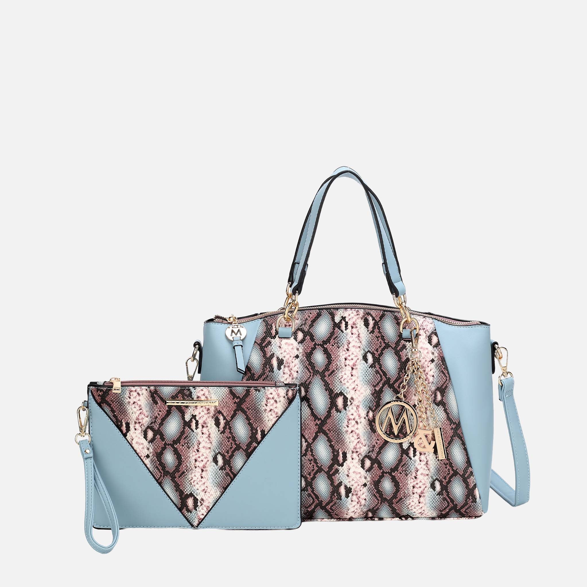 Addison Shoulder Bag and Wristlet Set