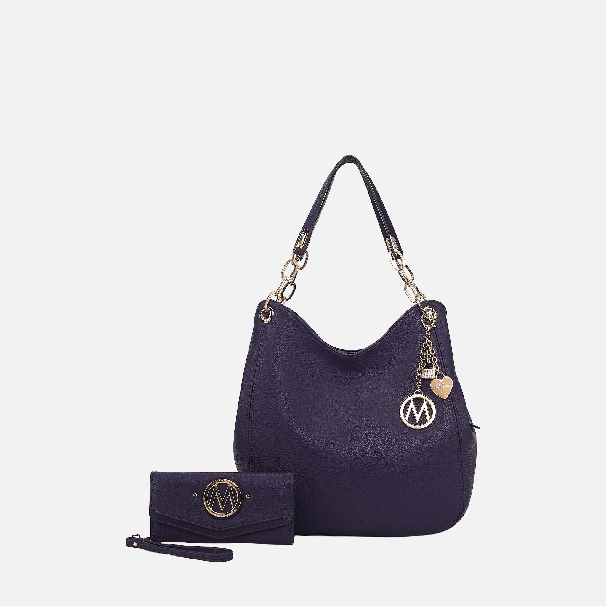 MKF Collection by Mia K. Ashley Hobo Bag for Women & Wristlet