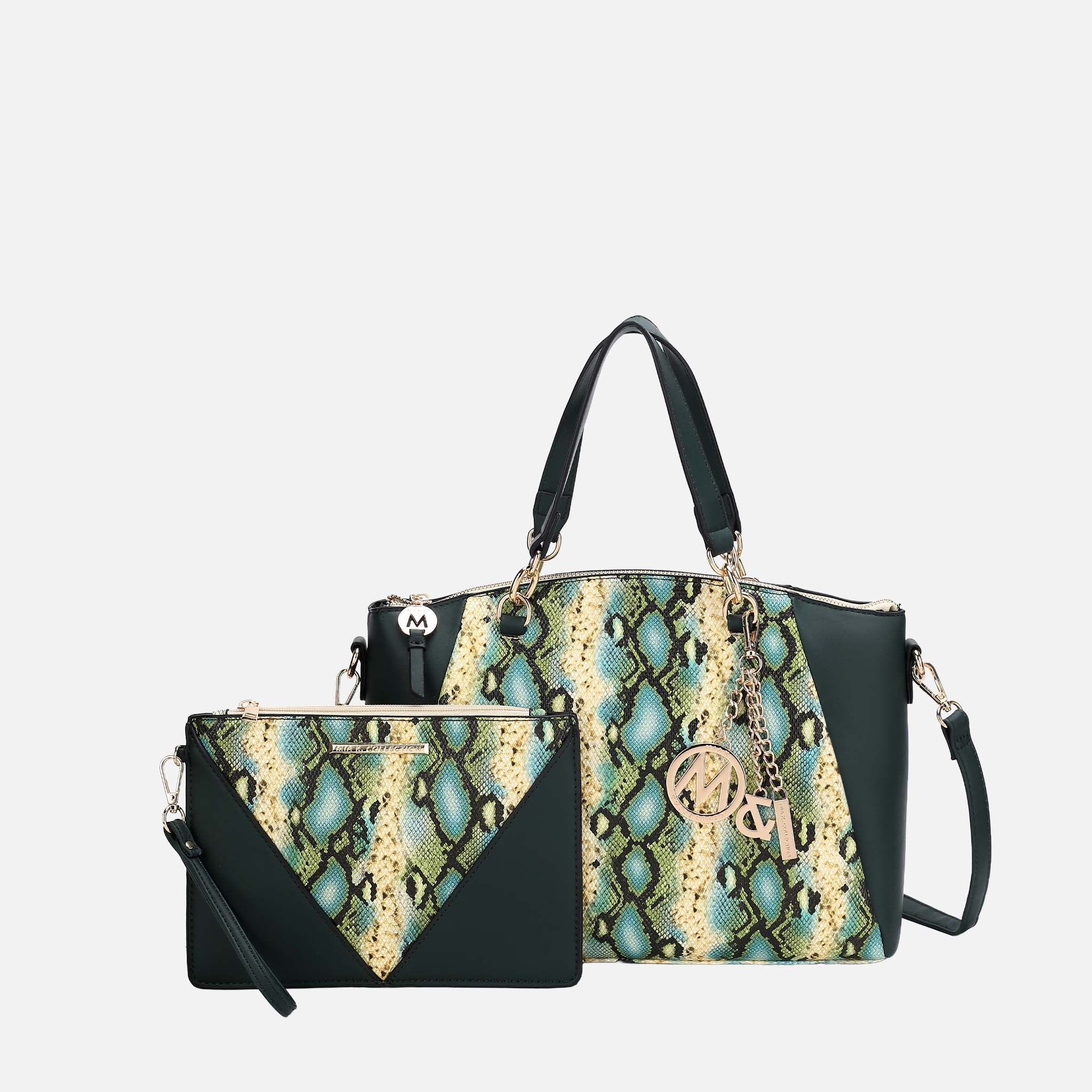 Addison Shoulder Bag and Wristlet Set