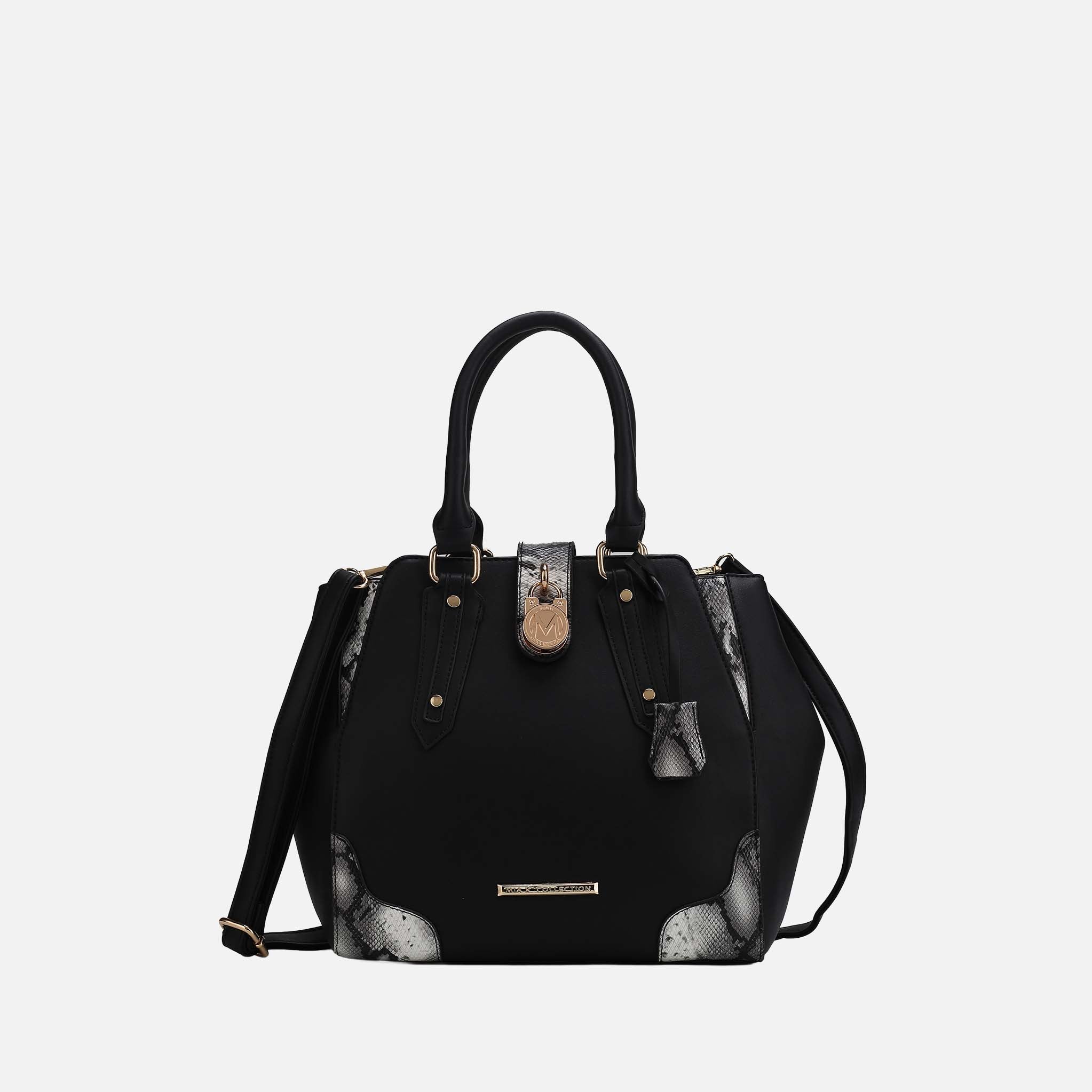 Lorena Embossed Shoulder Bag