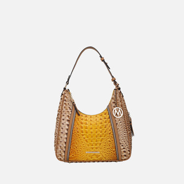 Becket Embossed Shoulder Bag