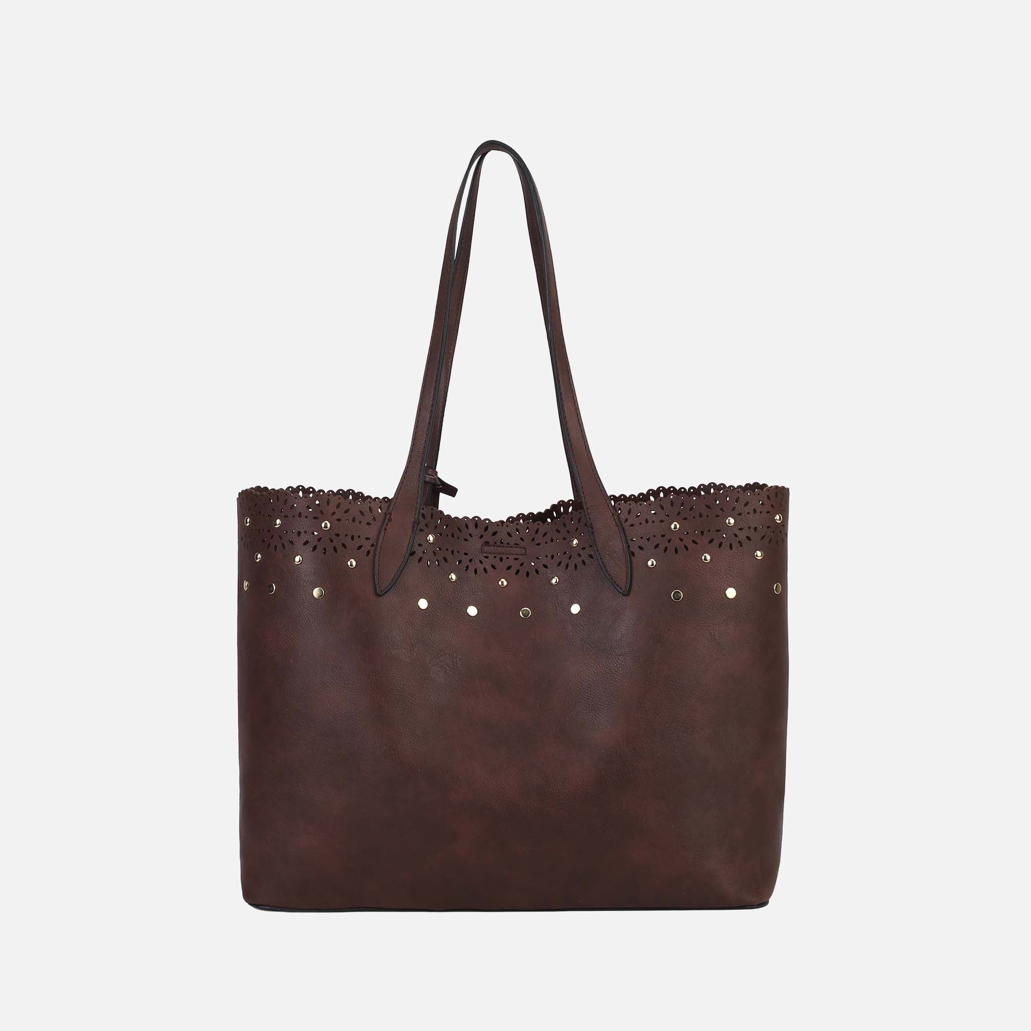 Mariahna 3 Pcs Shopper Tote, crossbody and Wallet