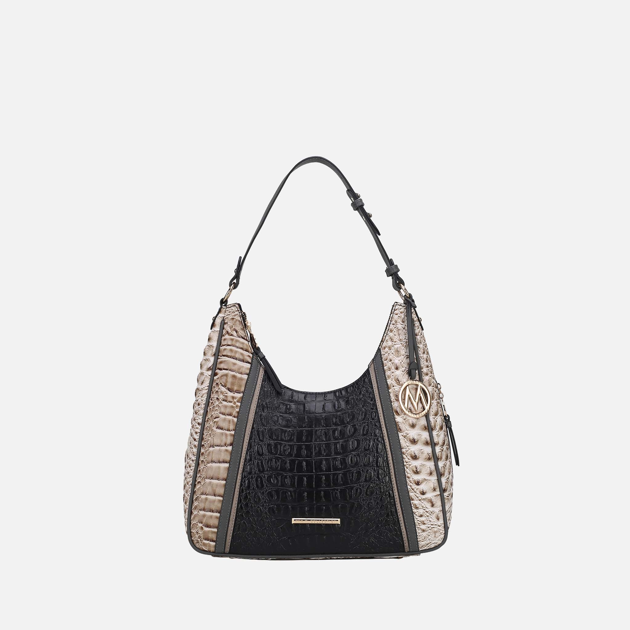 Becket Embossed Shoulder Bag