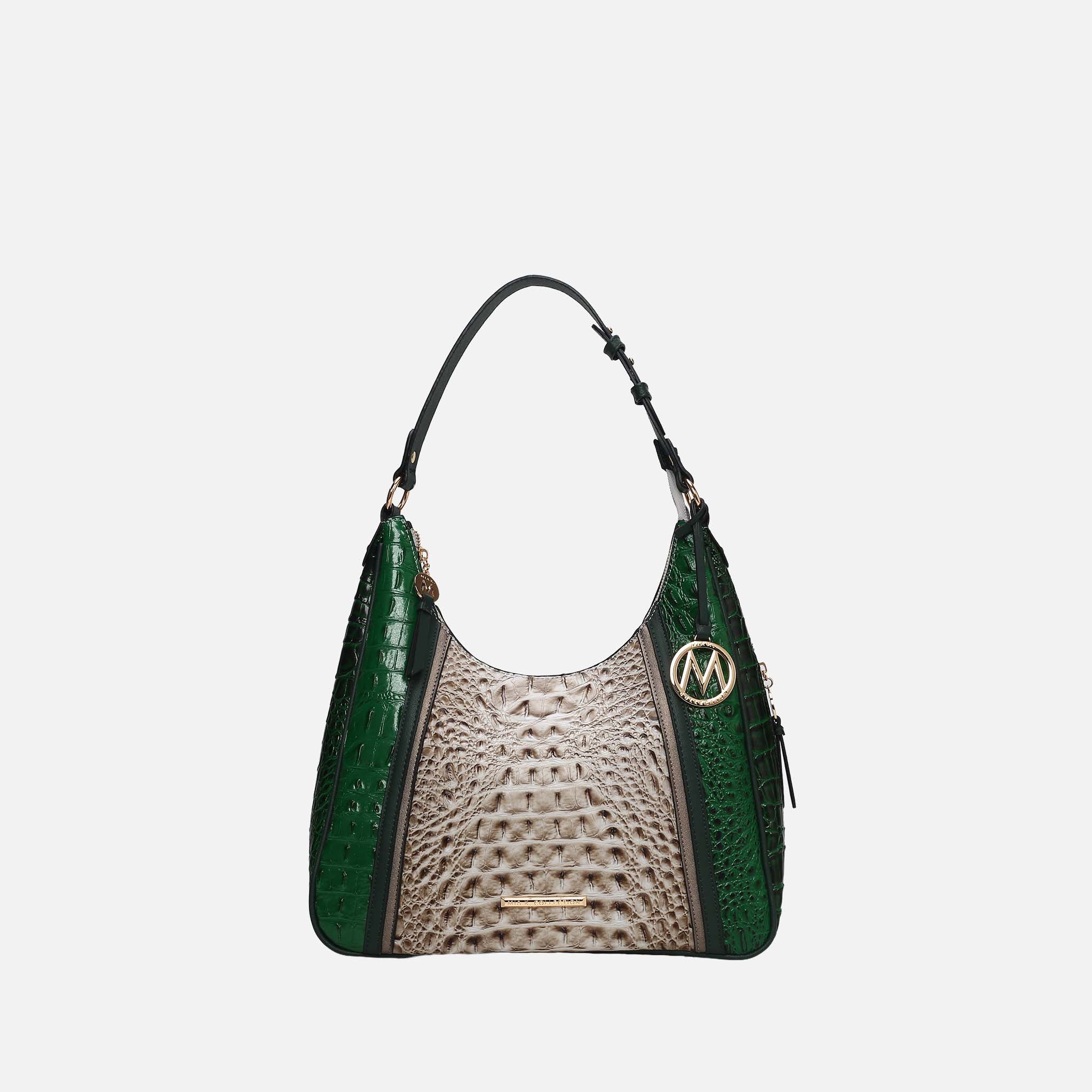 Becket Embossed Shoulder Bag