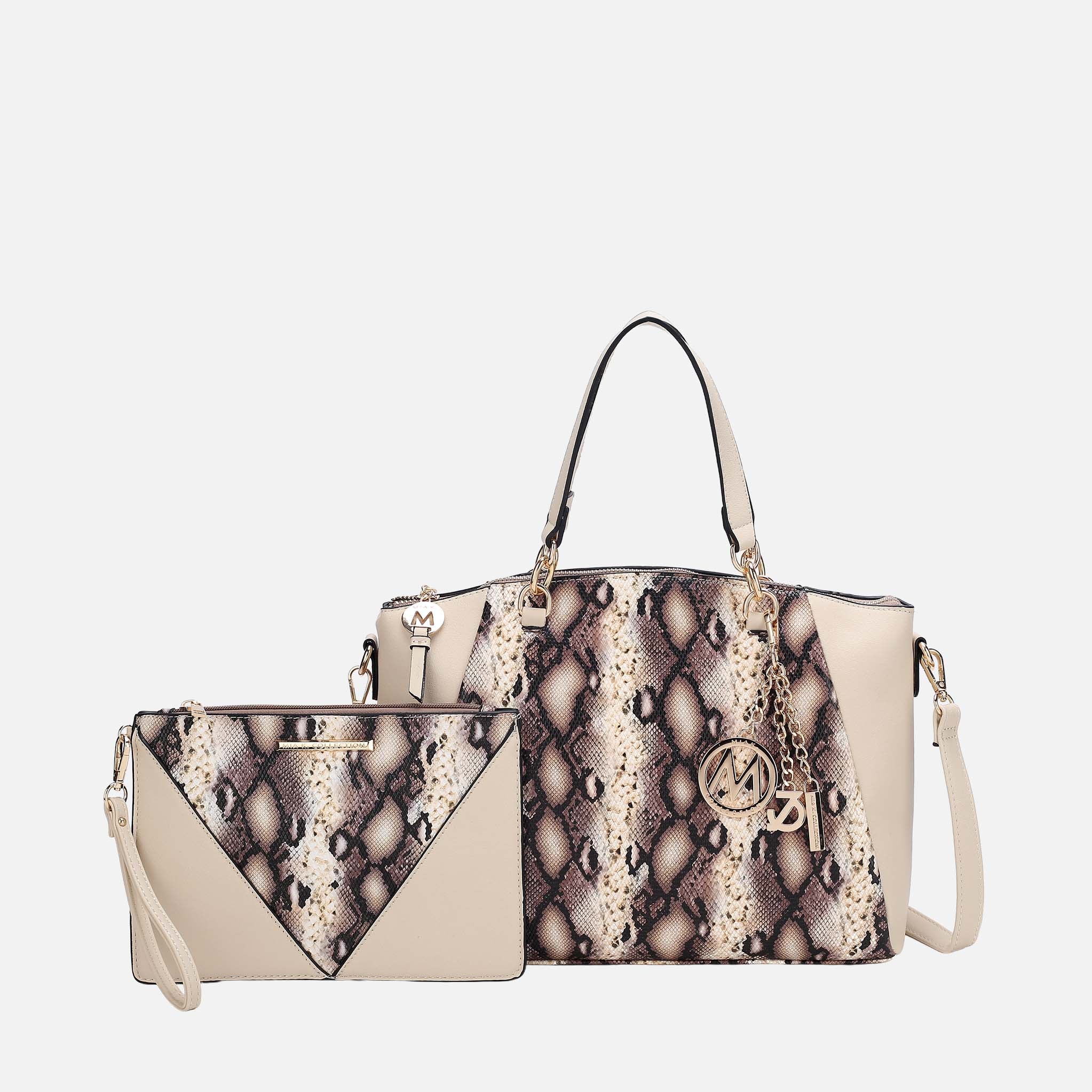 Addison Shoulder Bag and Wristlet Set
