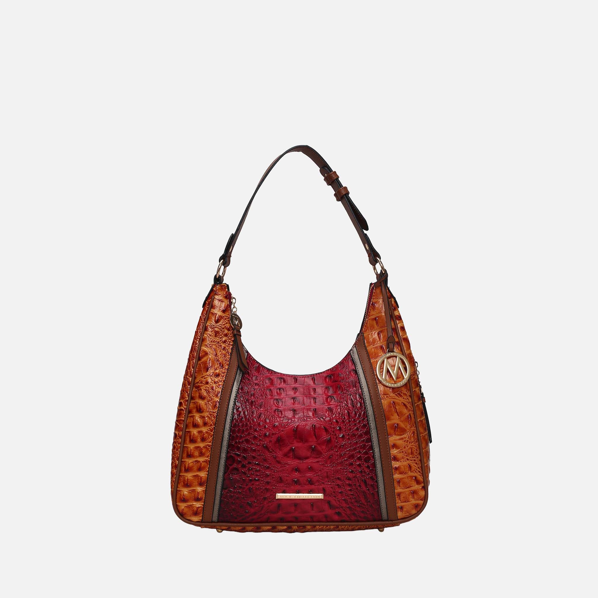 Becket Embossed Shoulder Bag