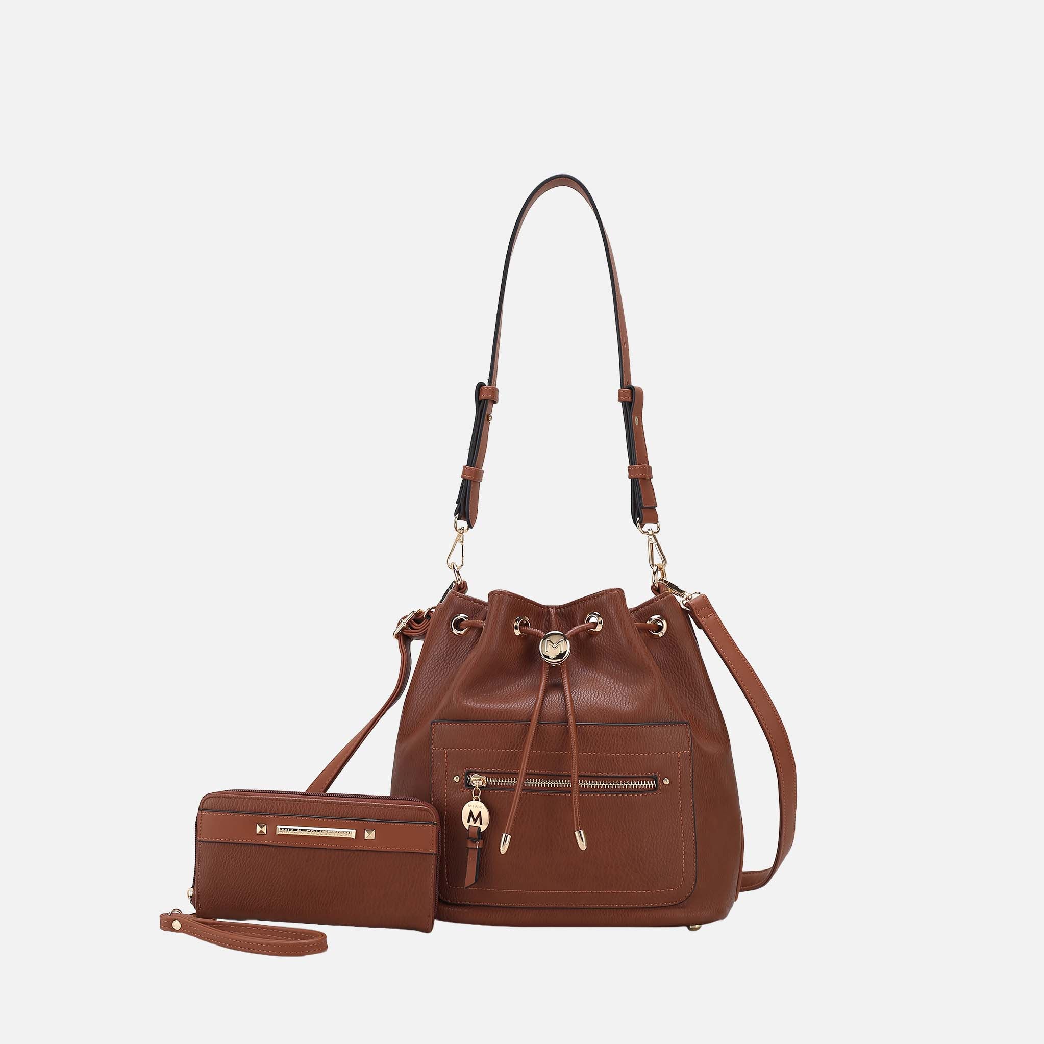 Larissa Bucket Bag and Wallet Set