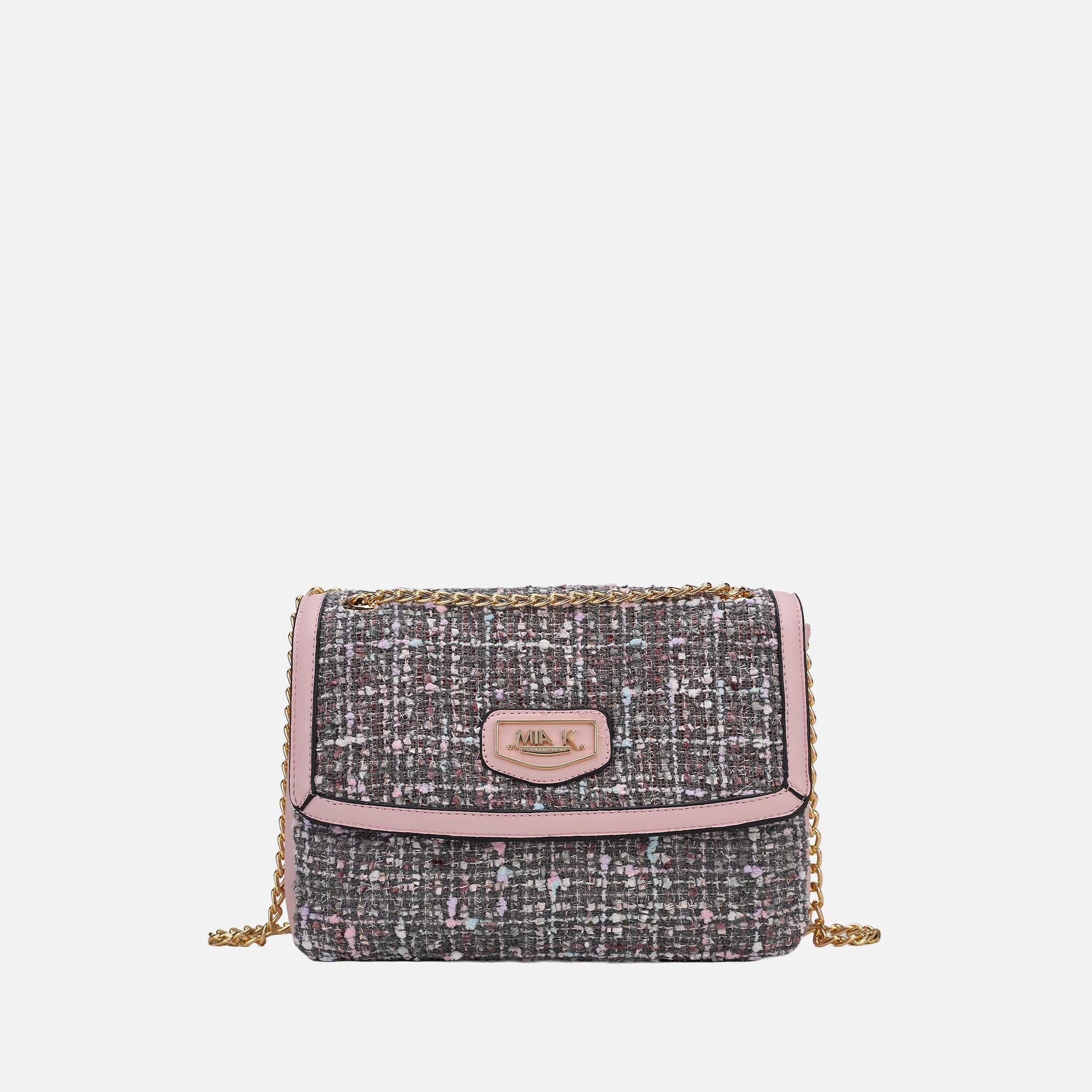 Mackenzie Tweed Womens Shoulder Bag