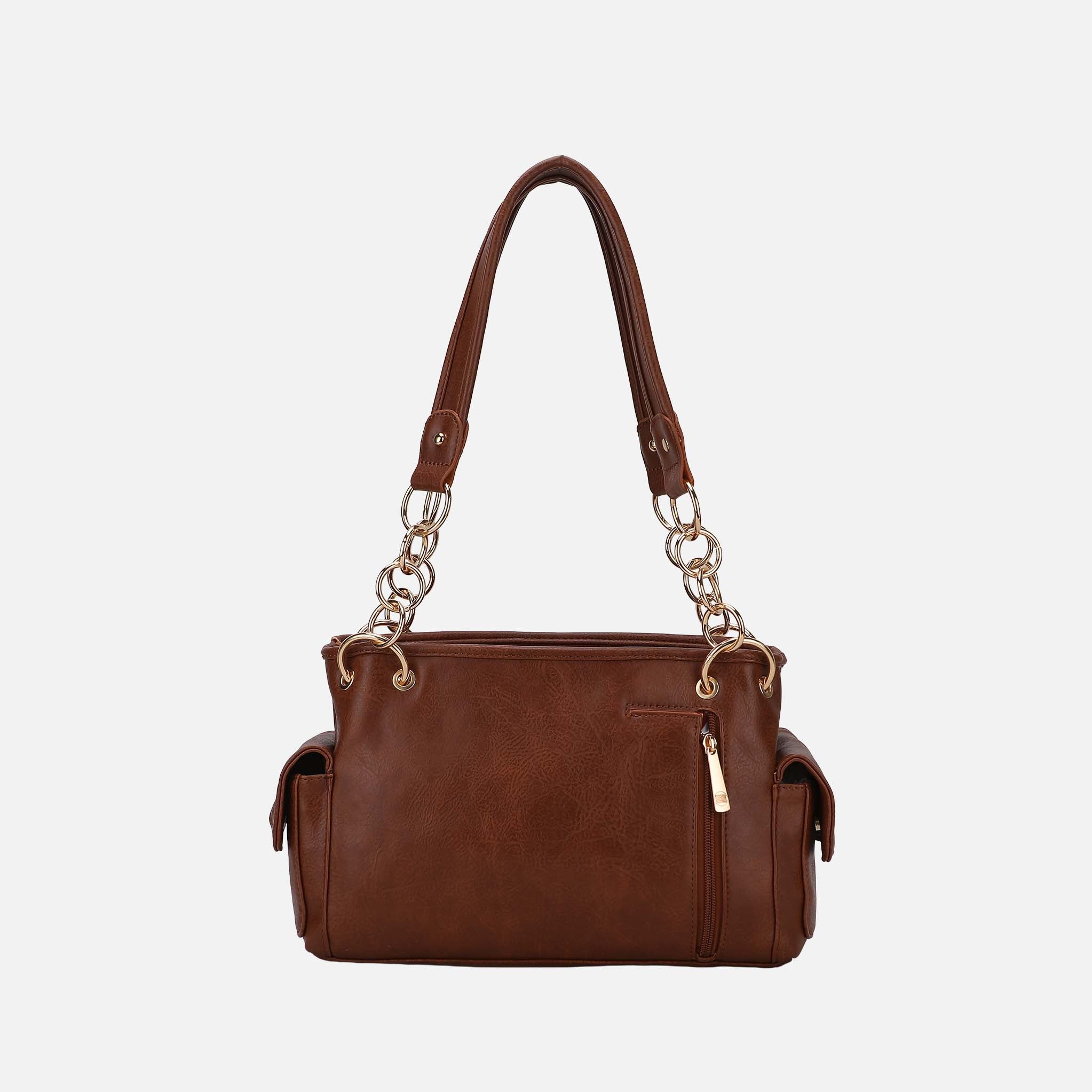 Alaina Printed Flag Shoulder Bag