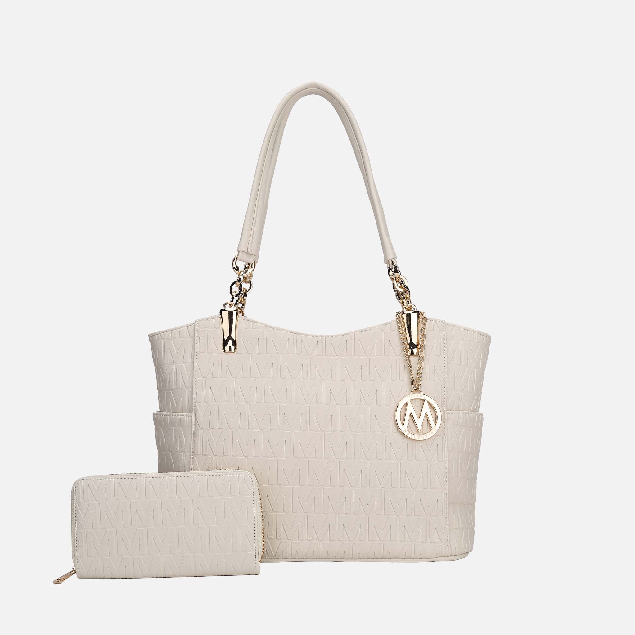 Allison Signature Tote Bag and Wallet Set