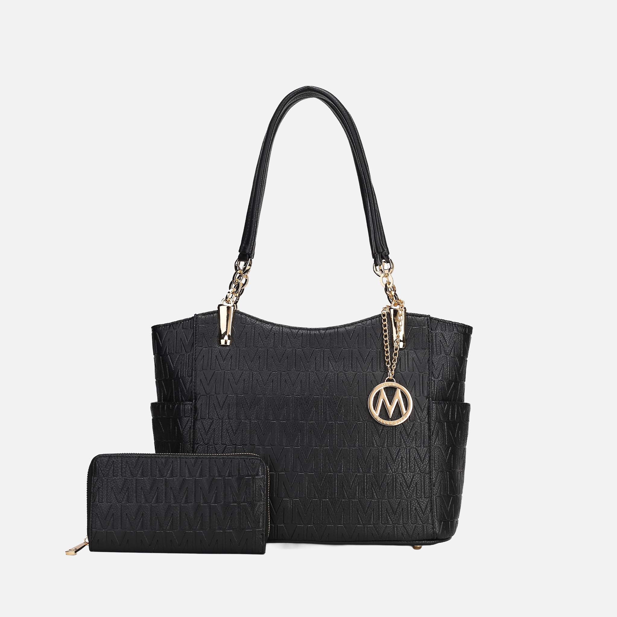 Allison Signature Tote Bag and Wallet Set