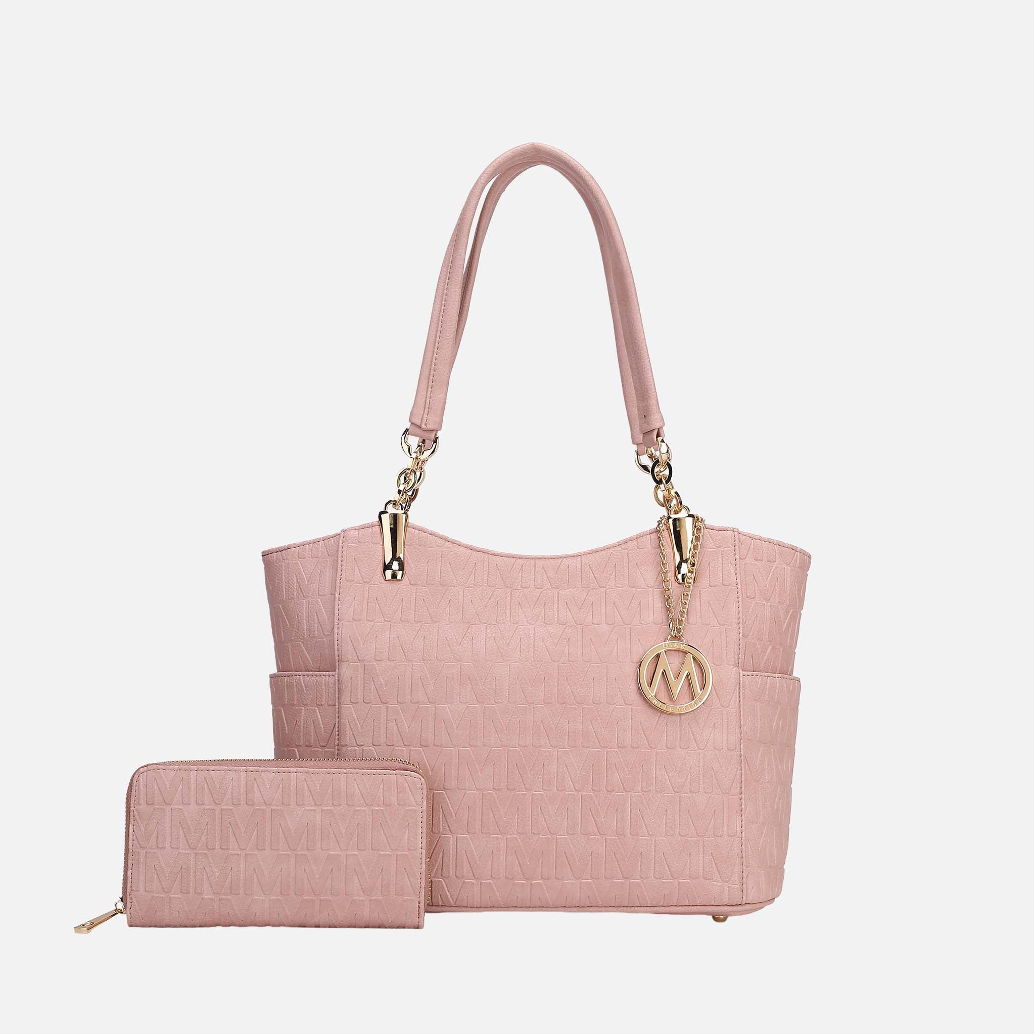 Allison Signature Tote Bag and Wallet Set