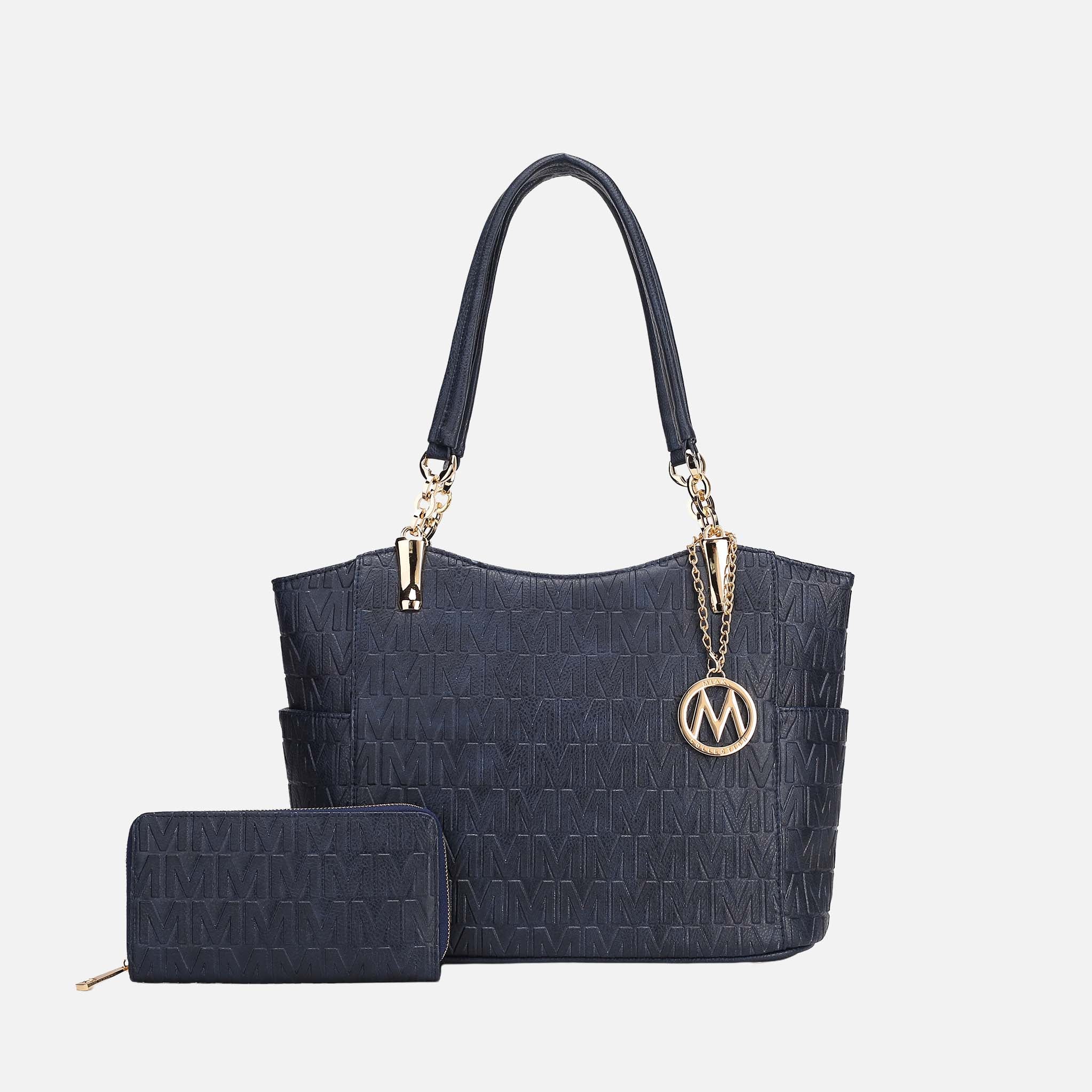 Allison Signature Tote Bag and Wallet Set