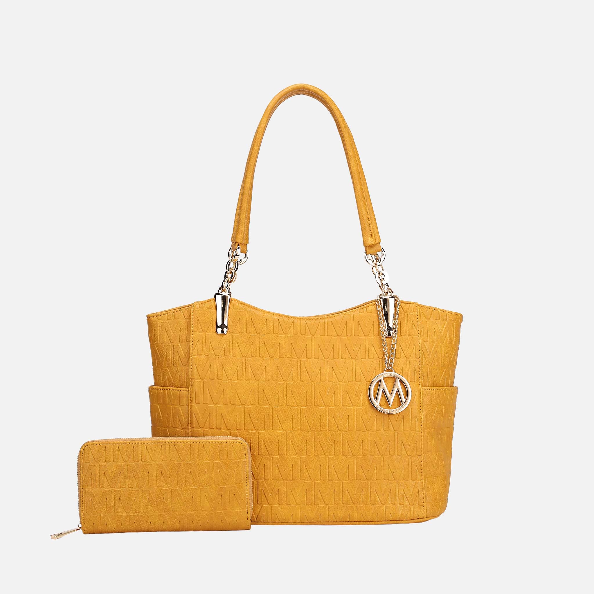 Allison Signature Tote Bag and Wallet Set
