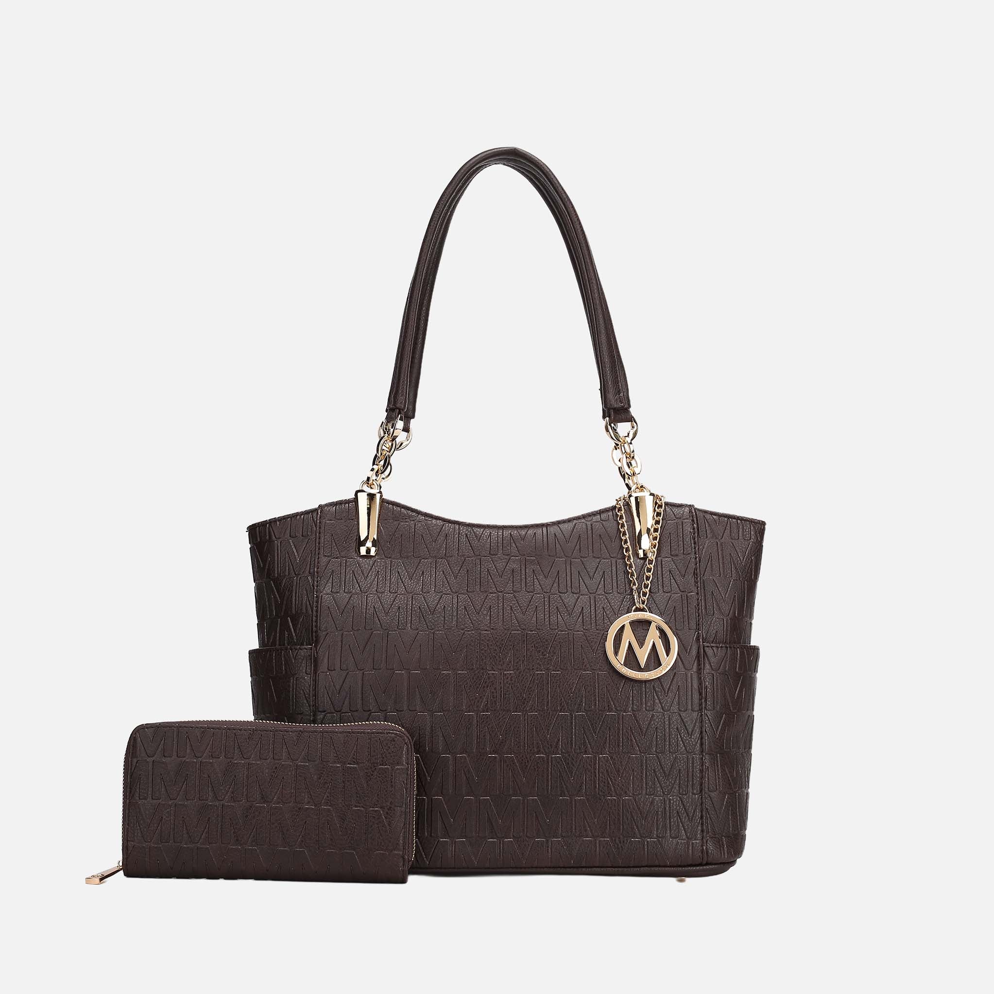 Allison Signature Tote Bag and Wallet Set