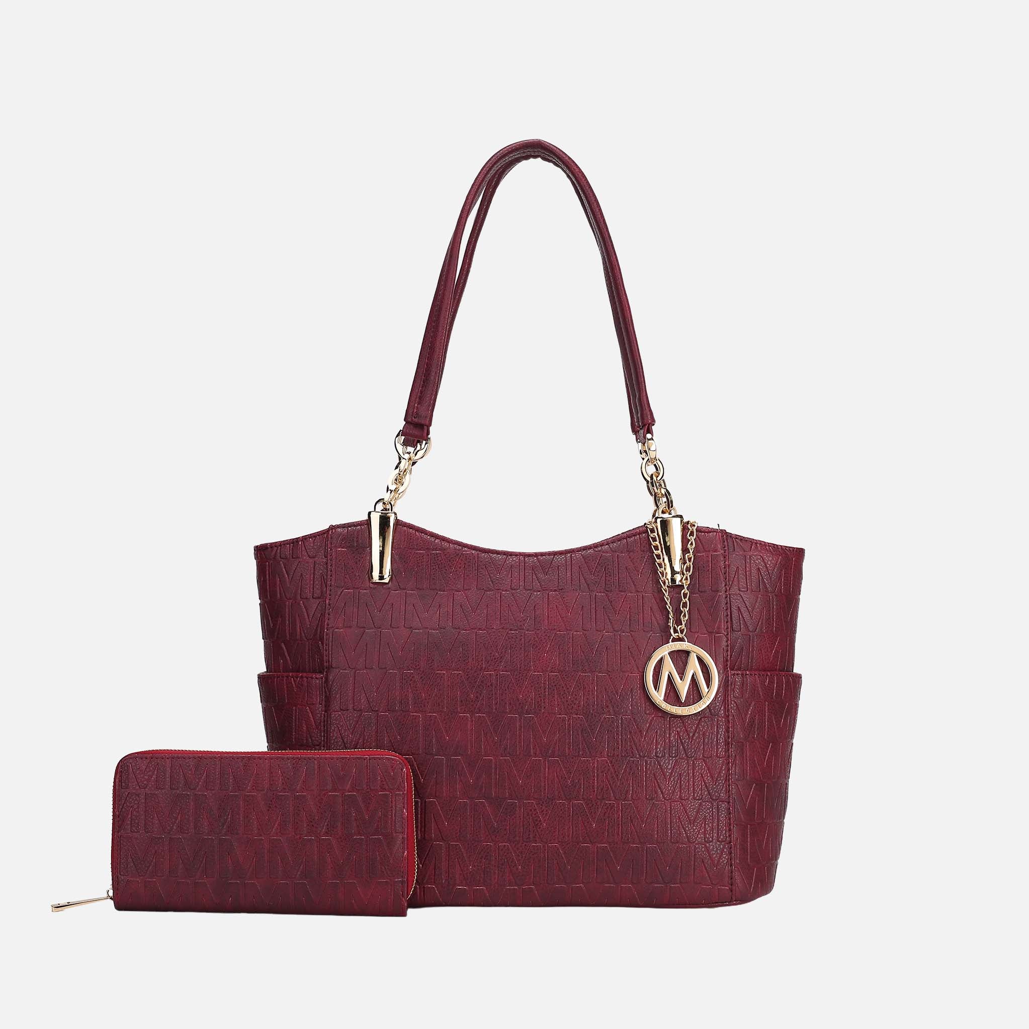 Allison Signature Tote Bag and Wallet Set