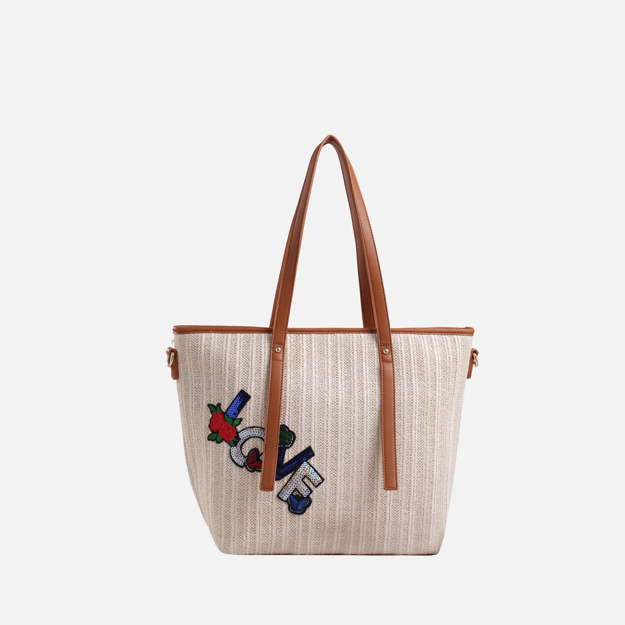 Hampton Woven Beach Tote Bag