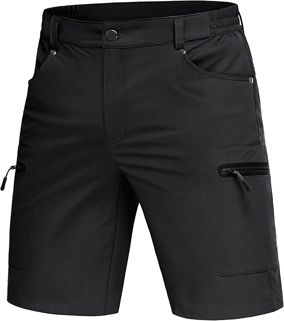 Men's Hiking Cargo Shorts 10" Lightweight Outdoor Work Shorts for Men Travel Casual with 5 Pockets