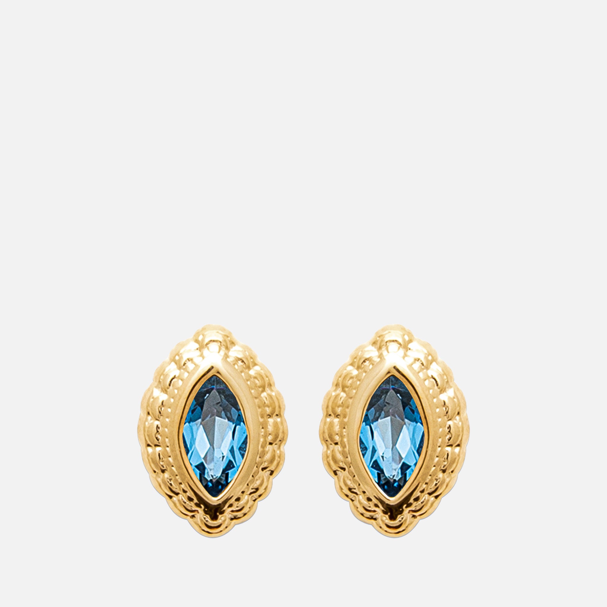 Vida Marquise Halo Studs
