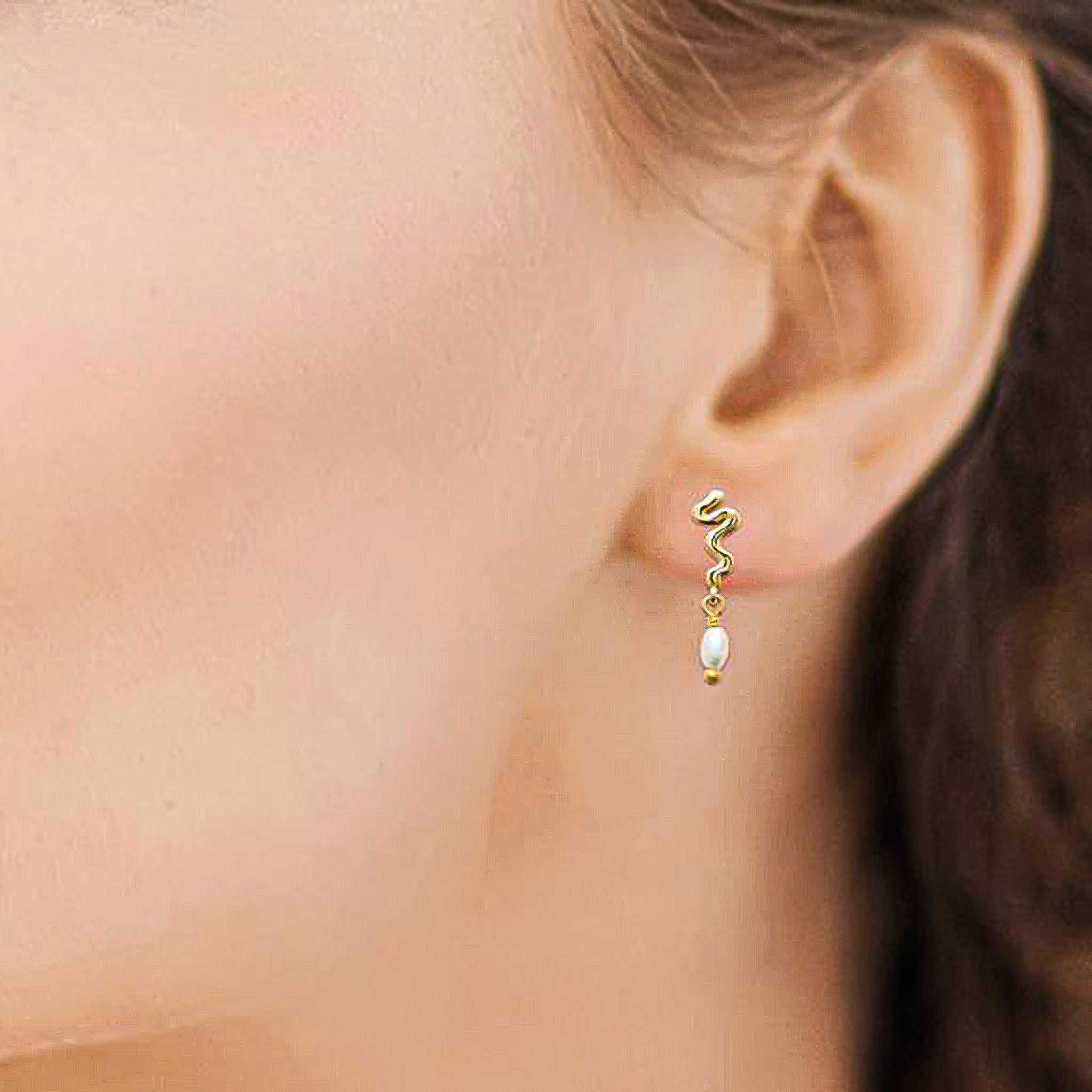 Serpentine Tide Pearl Drops