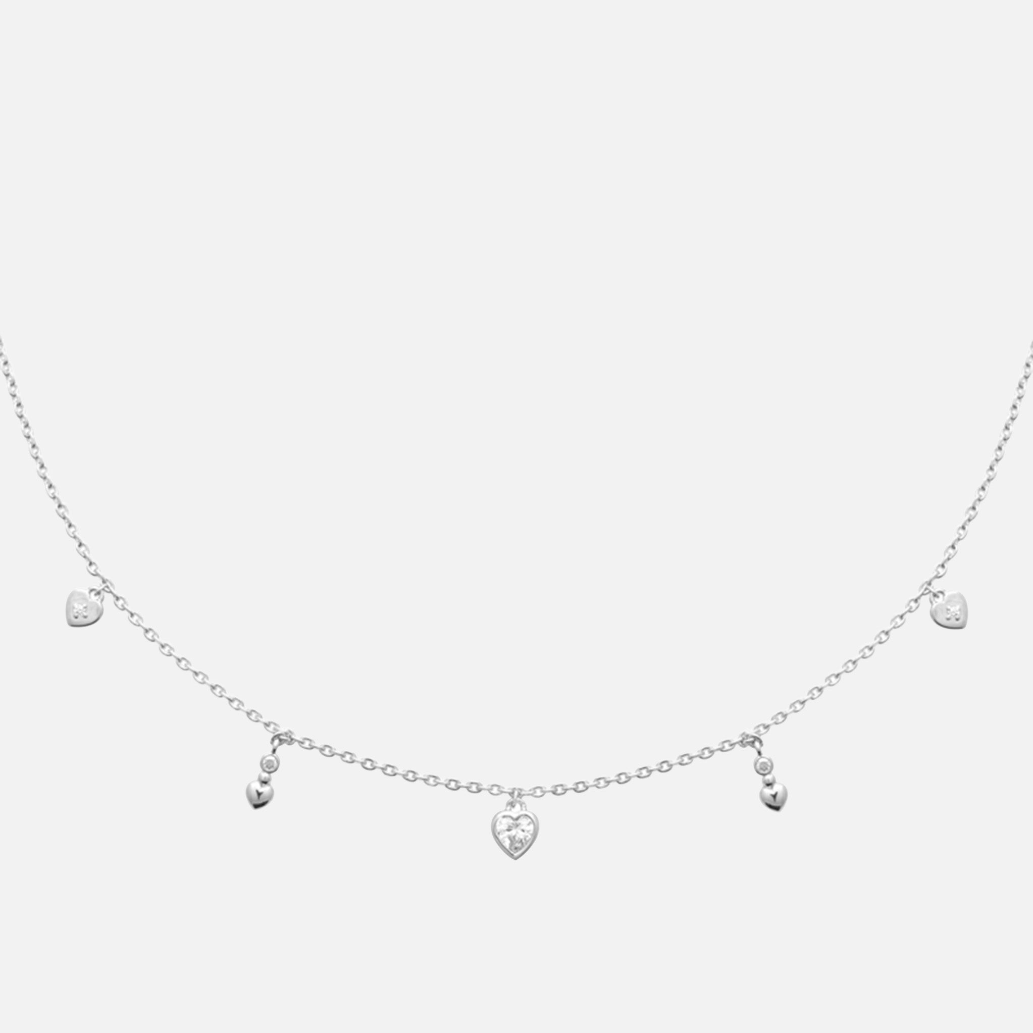 Amora Heart Station Necklace