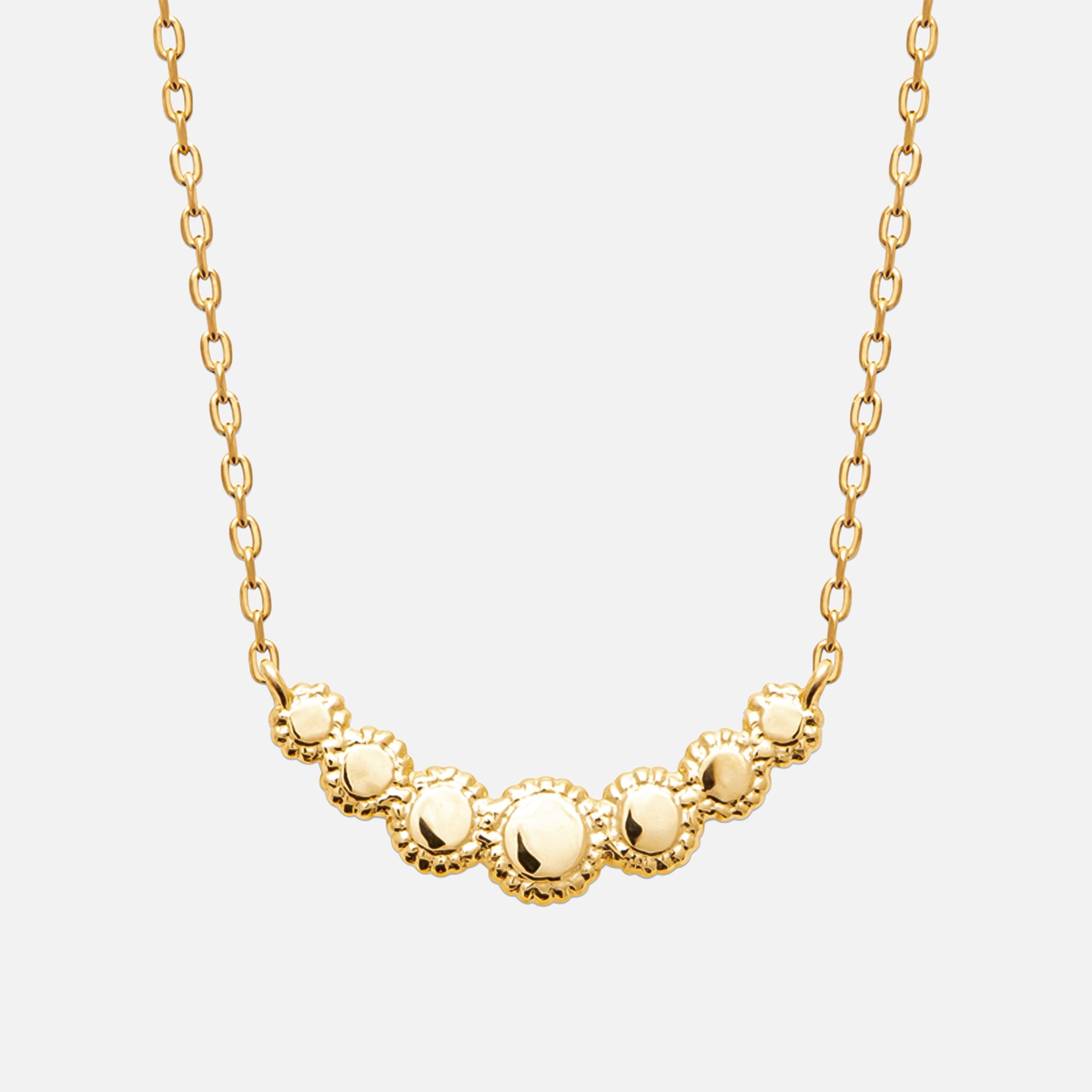 Gilded Solstice Arch Necklace
