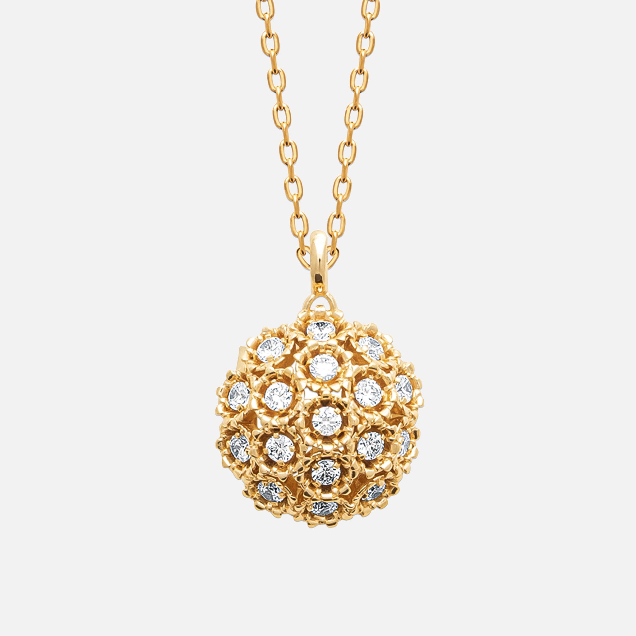 Stellar Gilded Orb Pendant