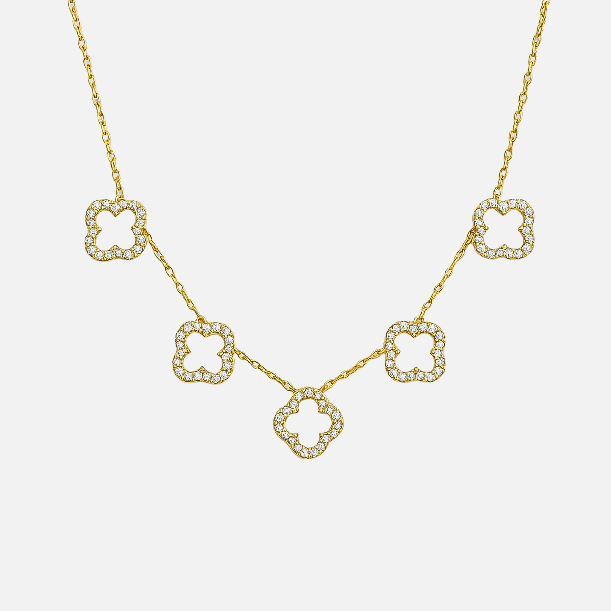 V Clover Necklace