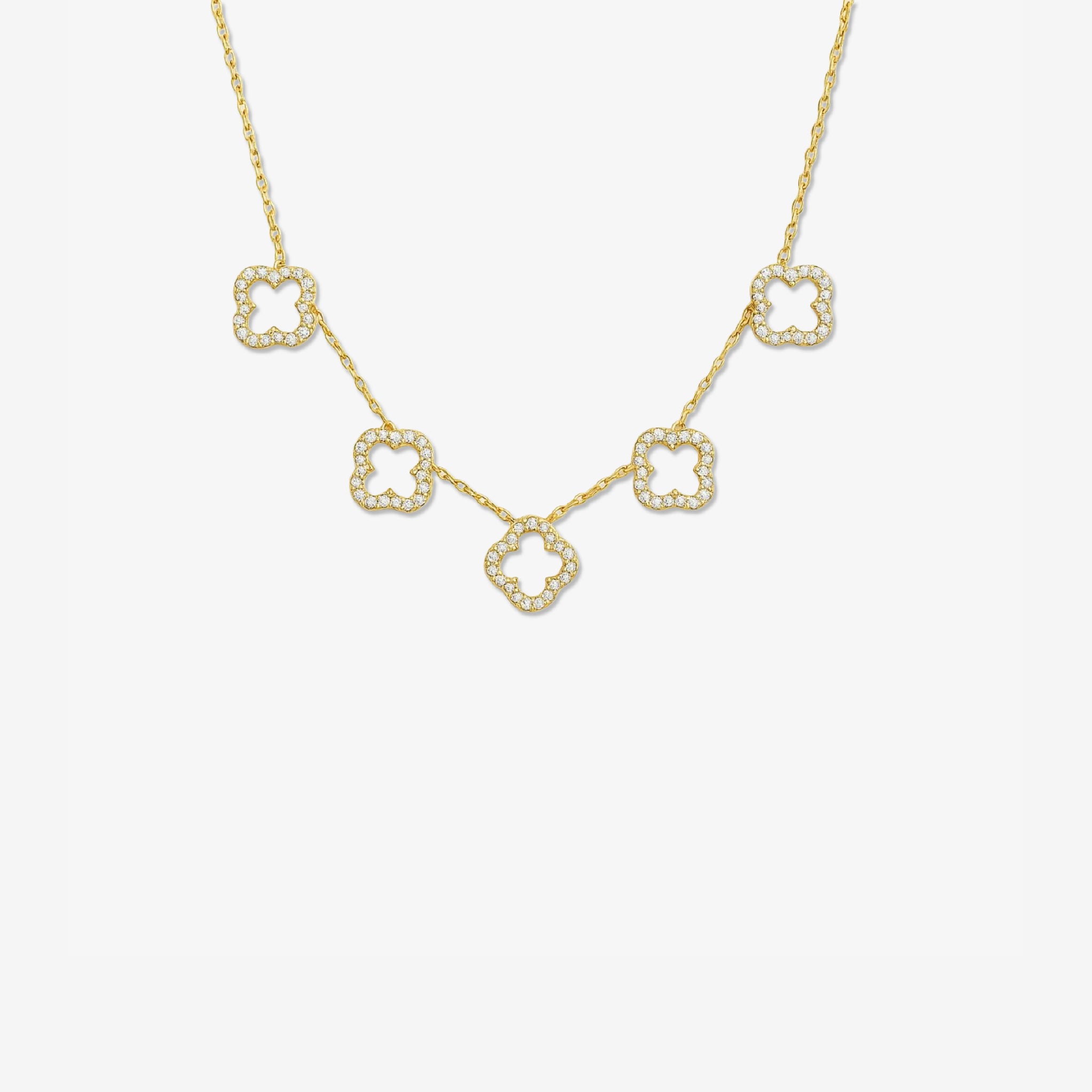 V Clover Necklace